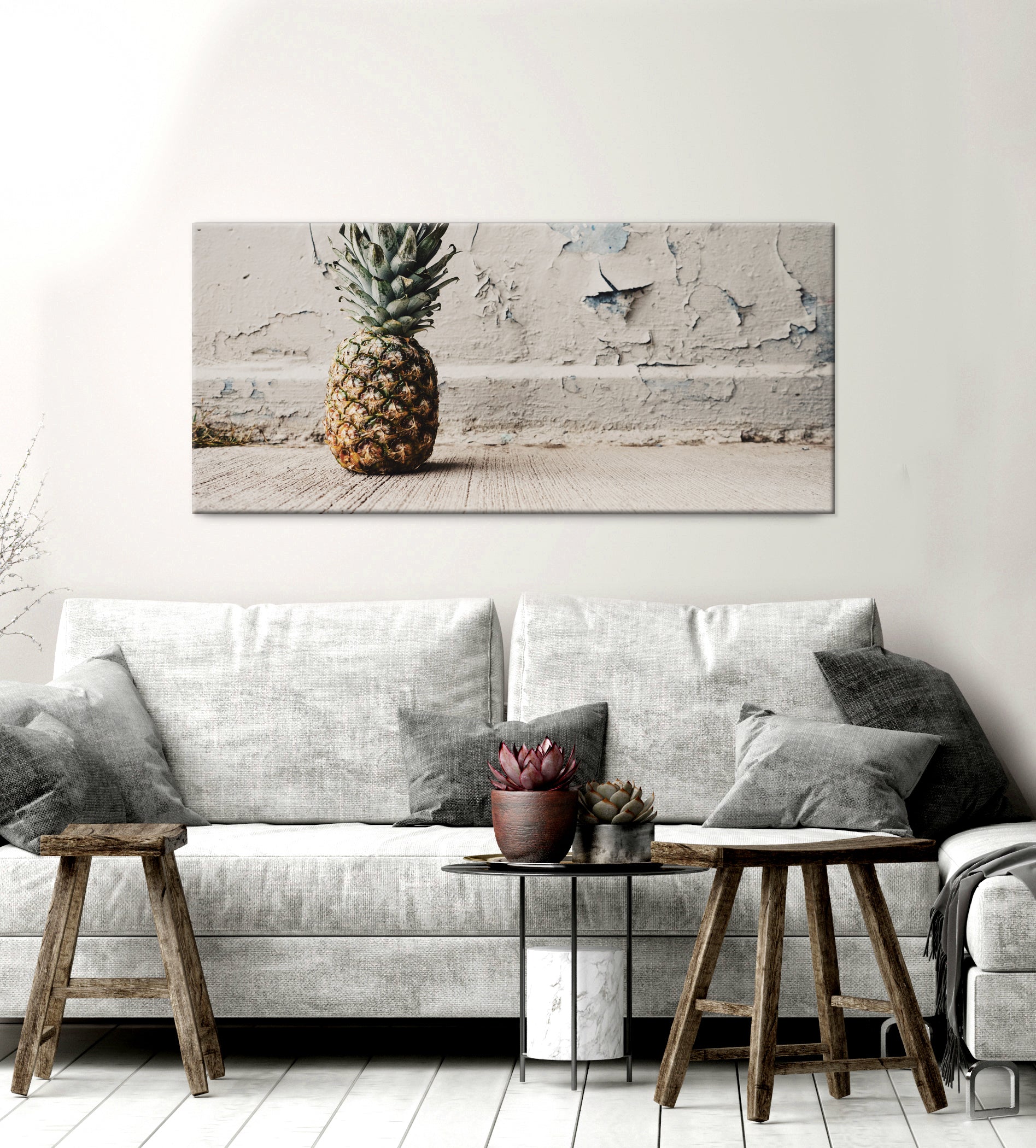 Ready-to-Hang Pineapple Wall Art with Wood Frame: Save 20% on 2+