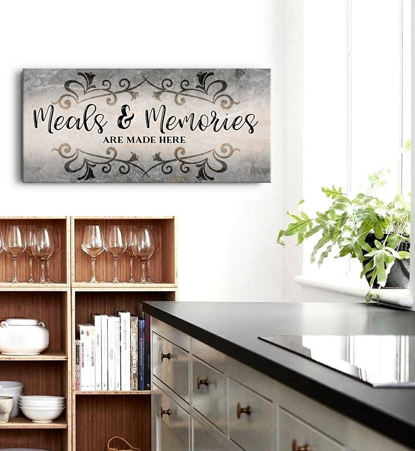 Ready-to-Hang Wood Frame Kitchen Wall Art: Where Meals & Memories Are Crafted