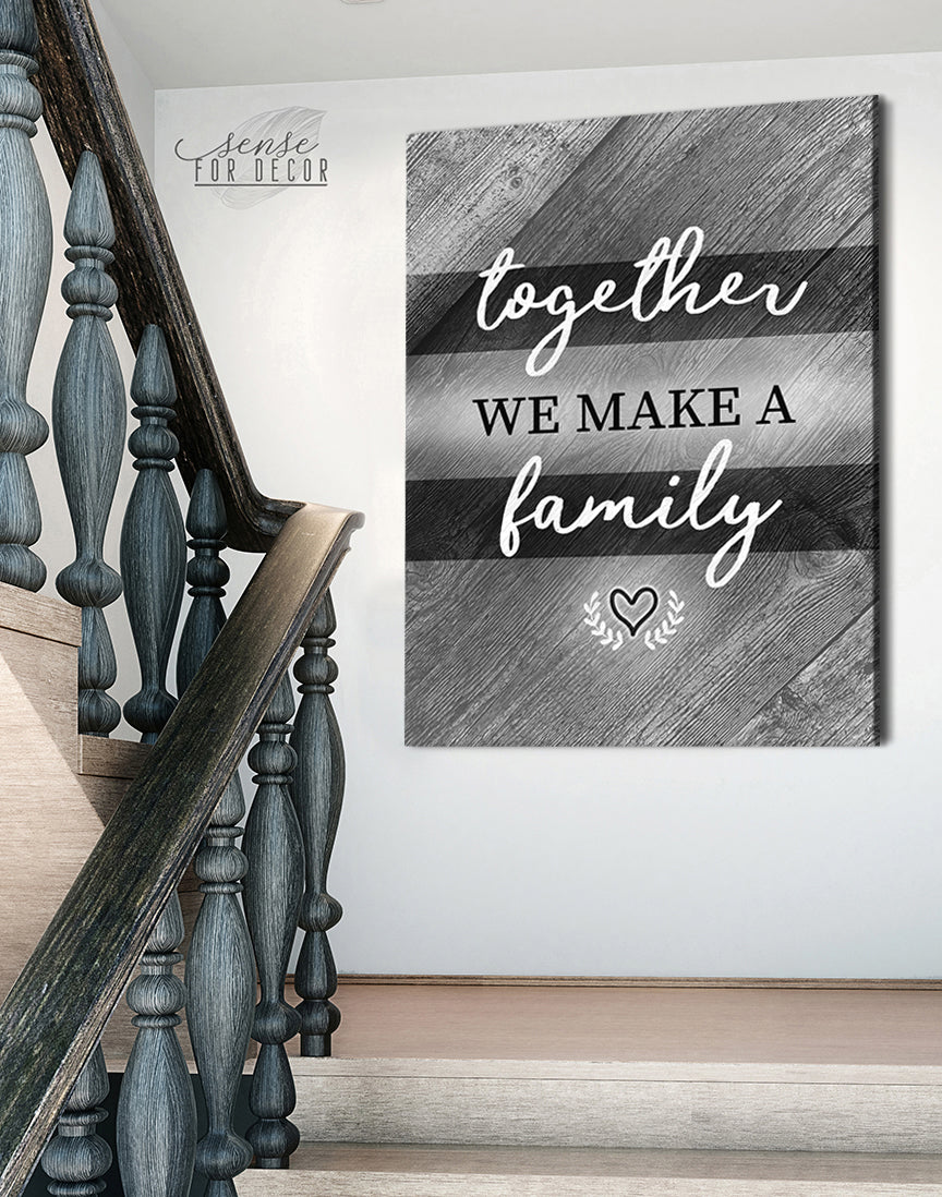 High - Quality Wood - Framed Family Wall Art V3: Ready To Hang