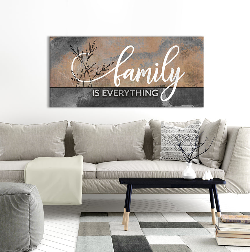 High - Quality Family Wall Art V9: Wood Frame, Ready to Hang