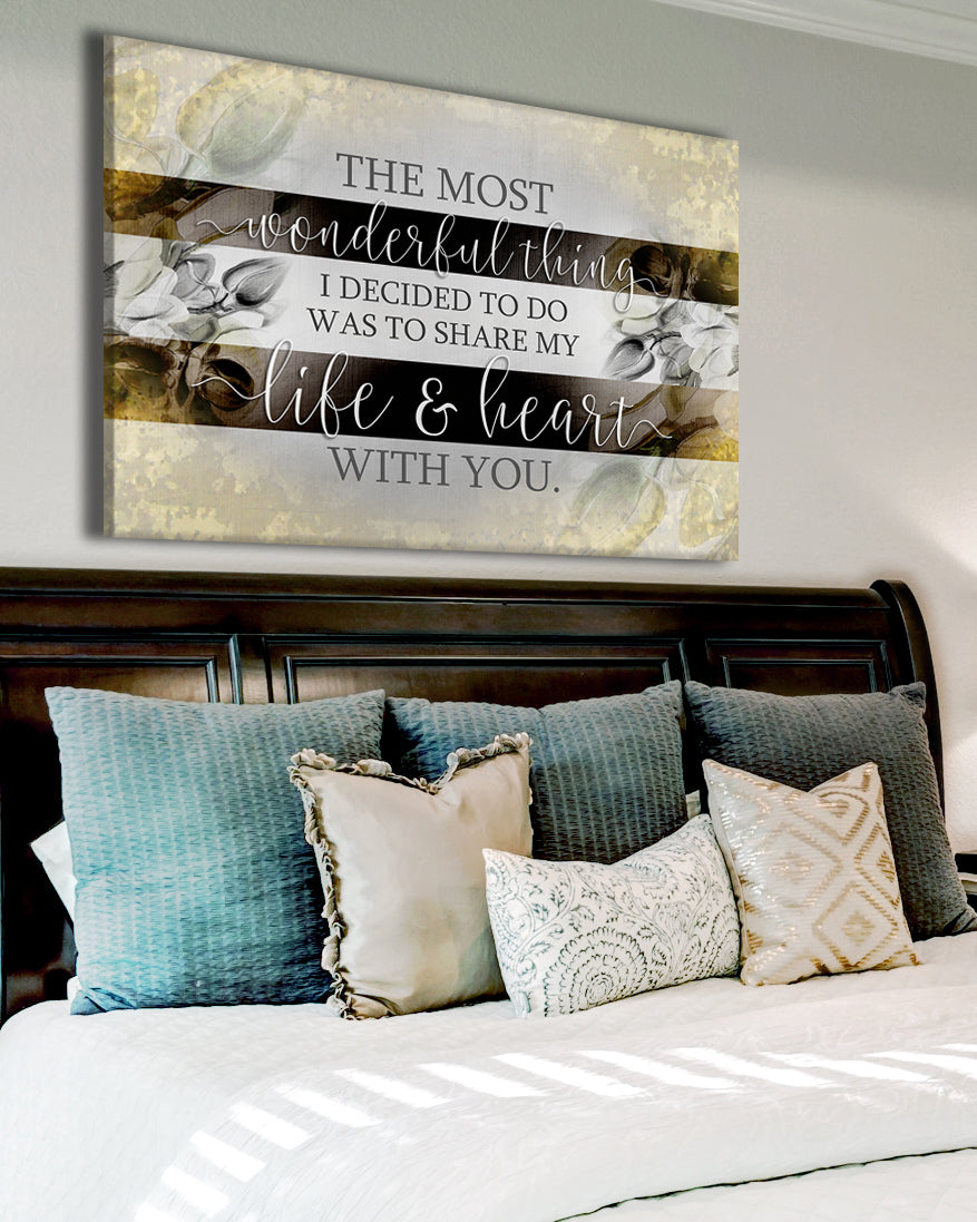 Hot! Couples Wall Art V3 - Wood Frame, Ready To Hang