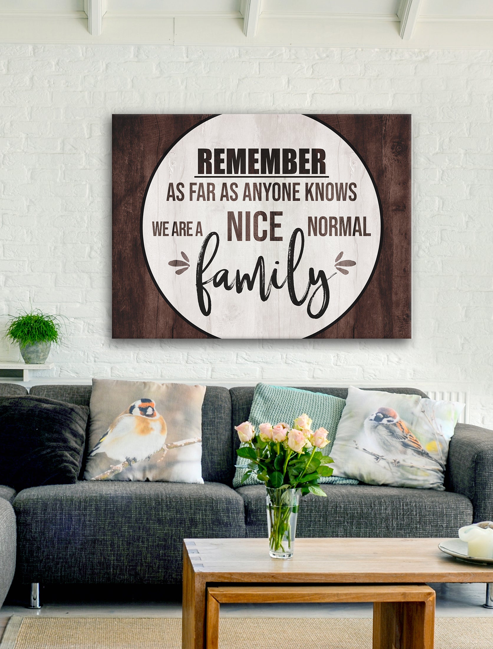 Family Wall Art: Ready-to-Hang Wood Frame - Buy 2, Save 20%