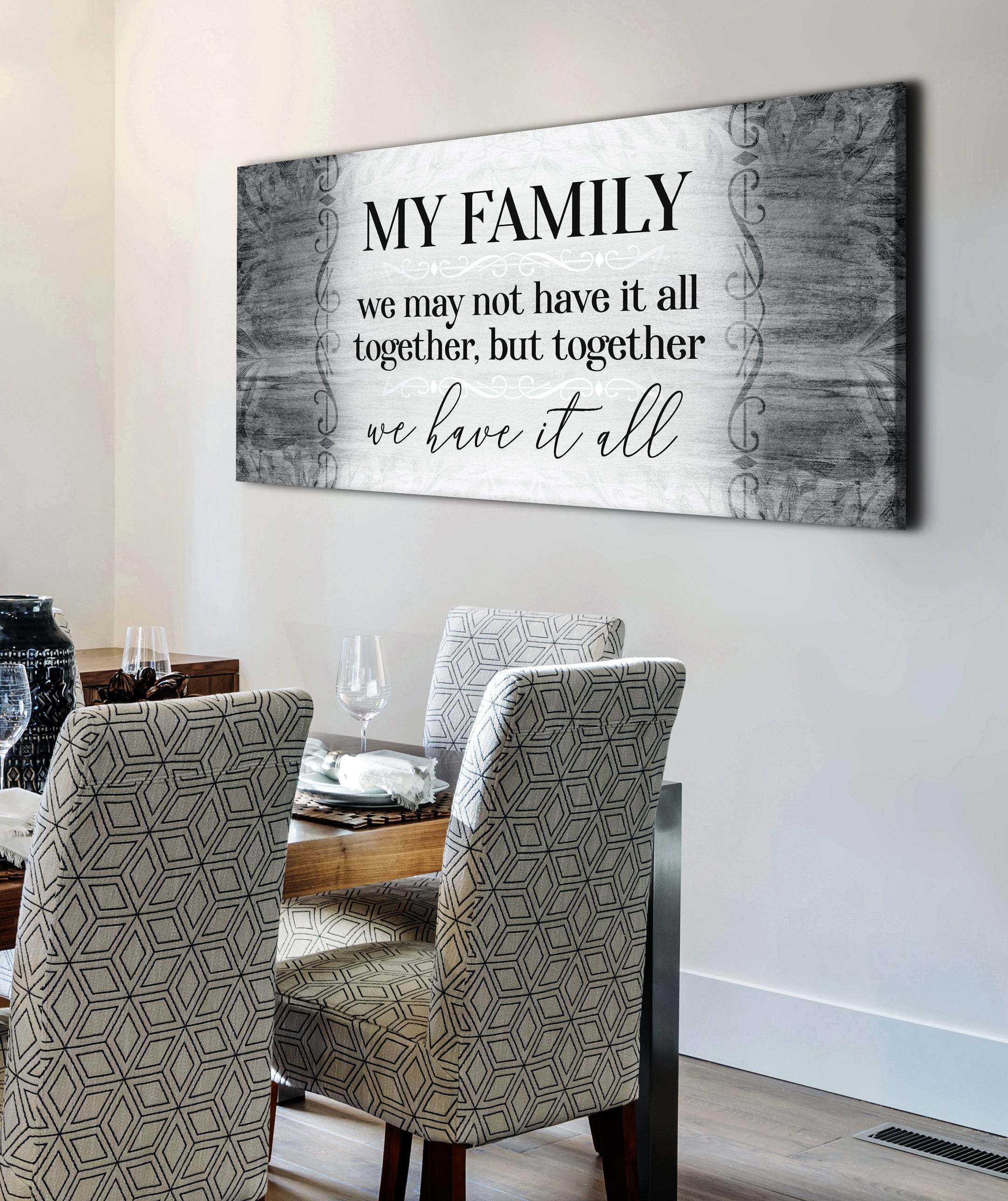 Hot Deal! Family Wall Art V3 - Wood Frame, Ready To Hang