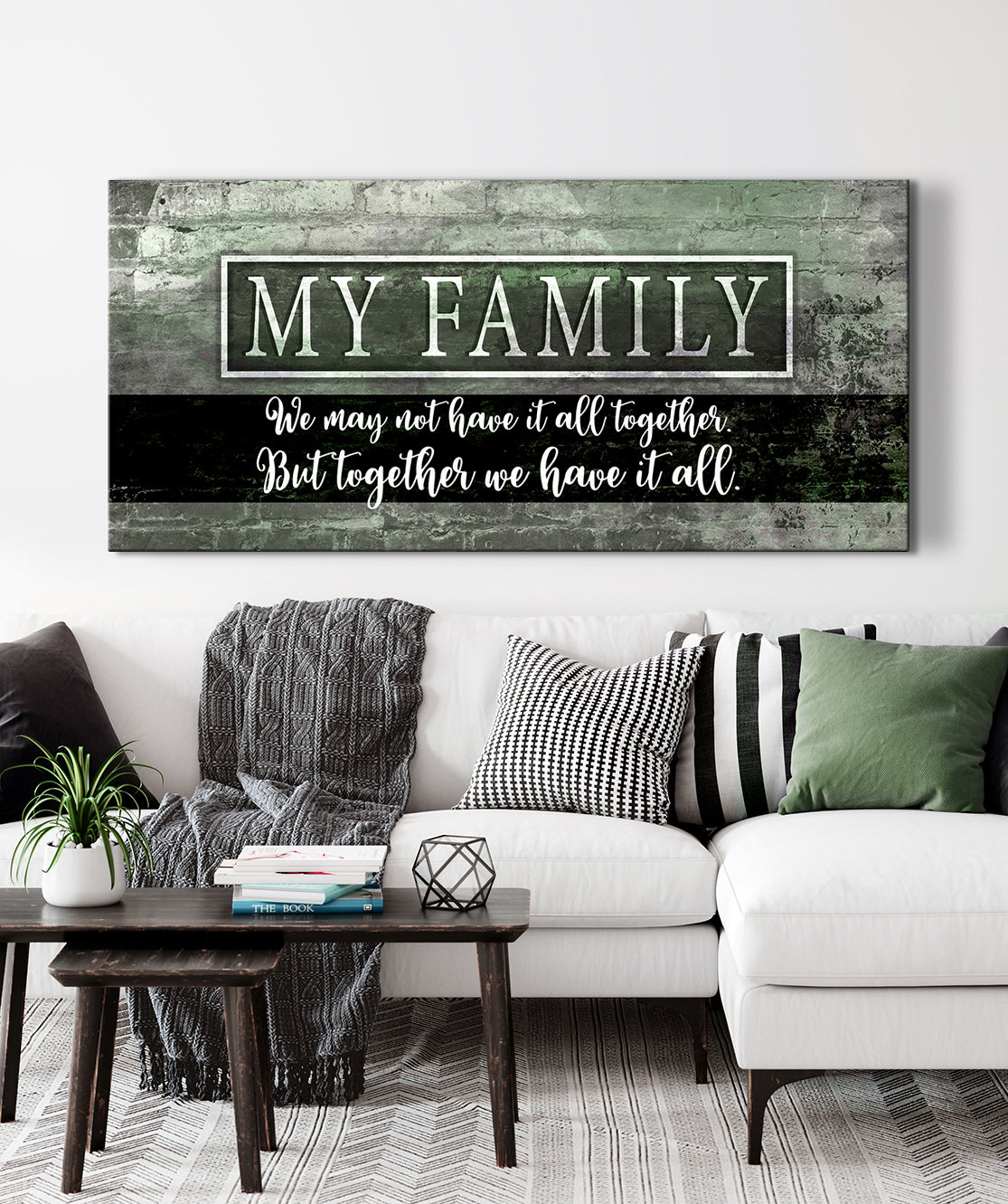 Family Wall Art - Family Have It All V4 with Wood Frame, Ready to Hang! Buy 2 Save 20%
