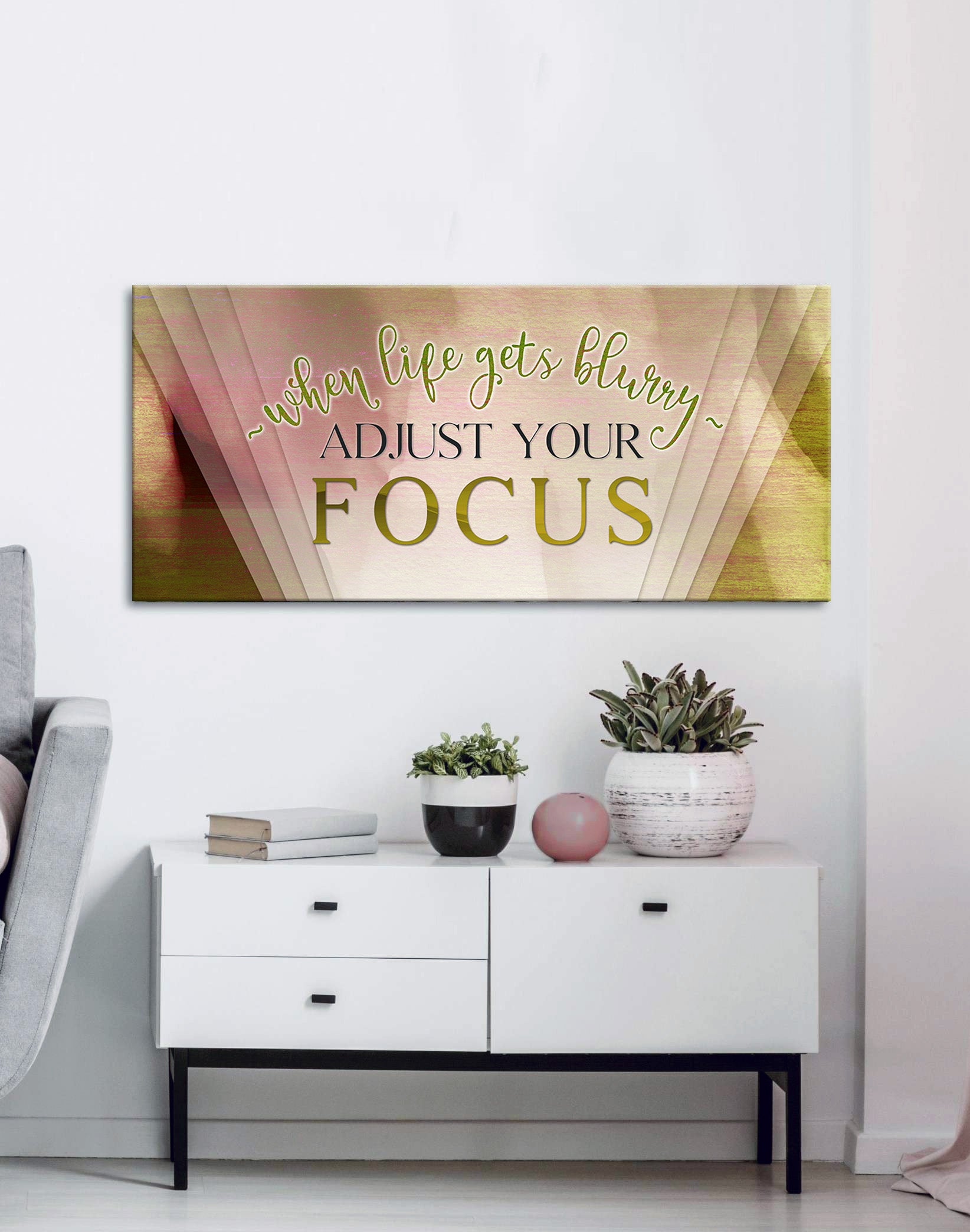 High - Quality Christian Wall Art with Wood Frame, Ready to Hang and Adjust Your Focus