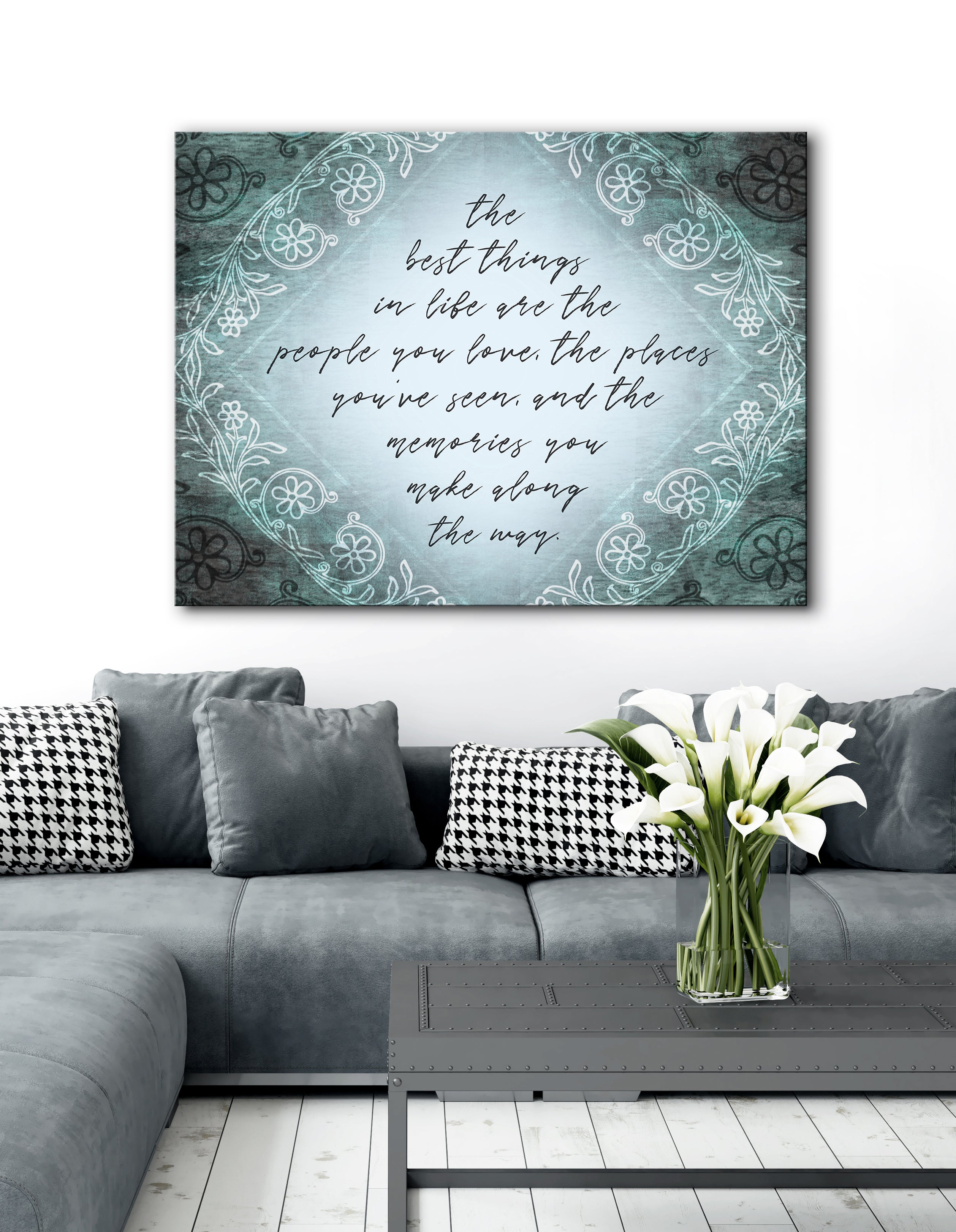 Best Things In Life V4 Wall Art with Wood Frame, Ready To Hang - Buy 2 Save 20%