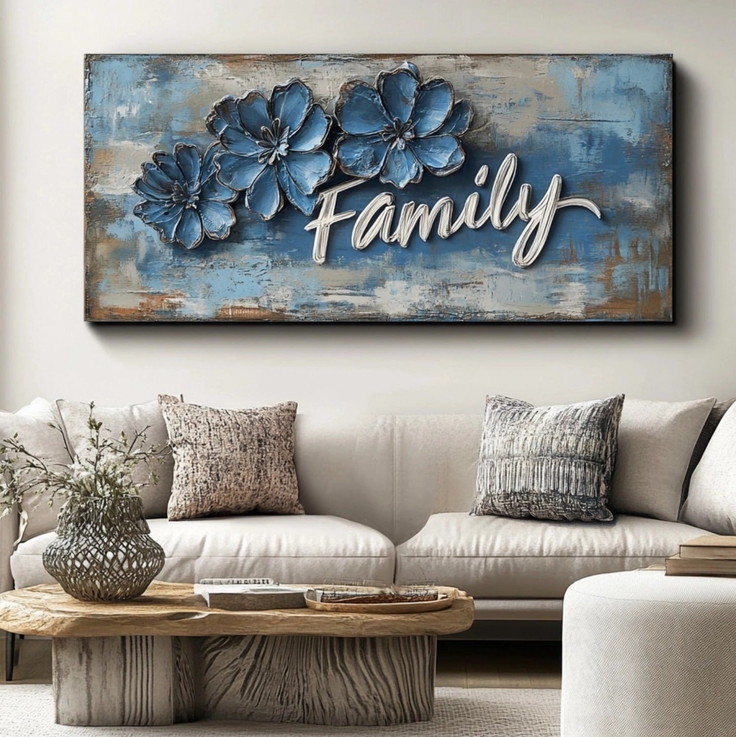 High - Quality Family Wall Art: Family Word Sign V16