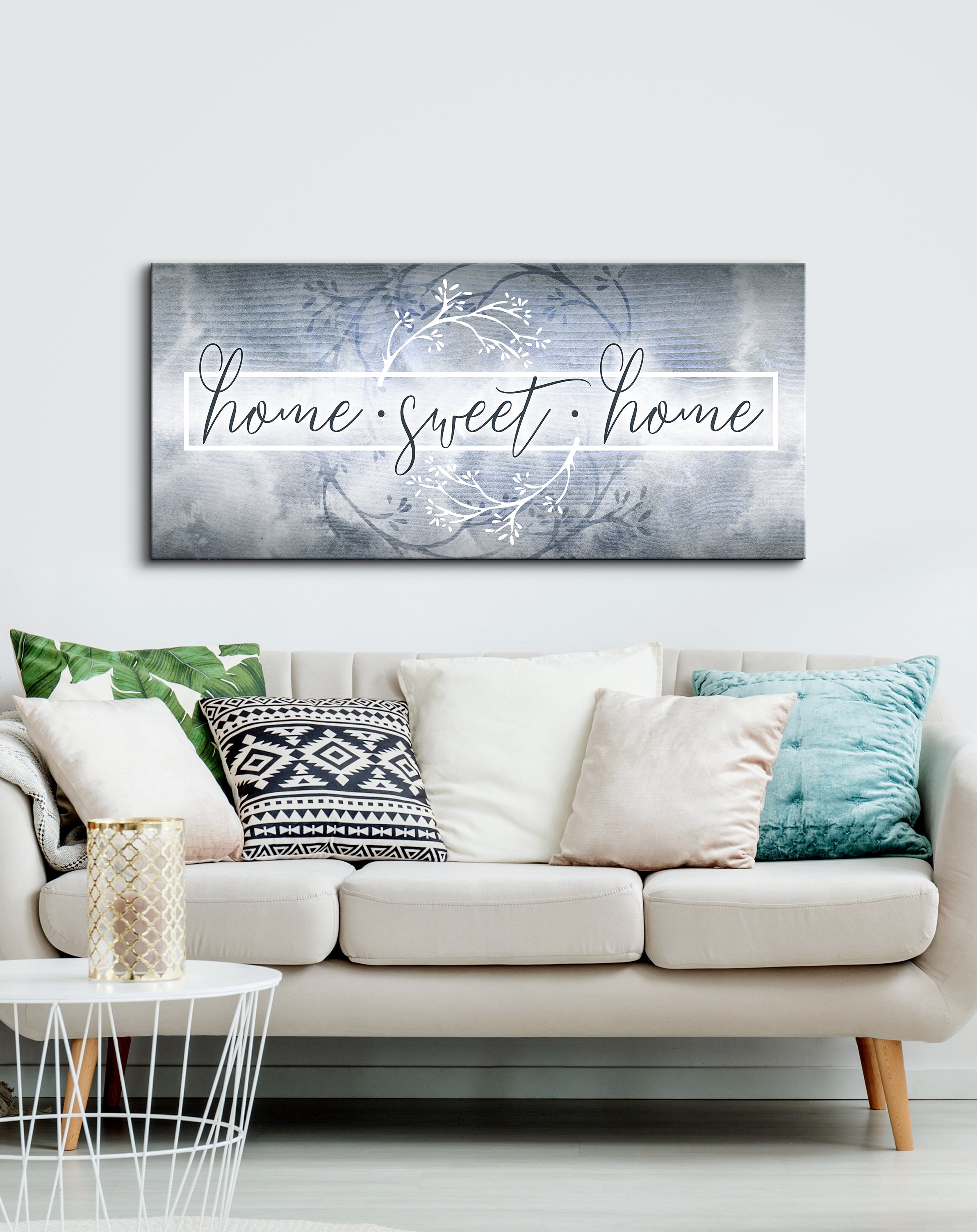 High - quality Wood - framed Home Sweet Home V2 Wall Art, Ready To Hang