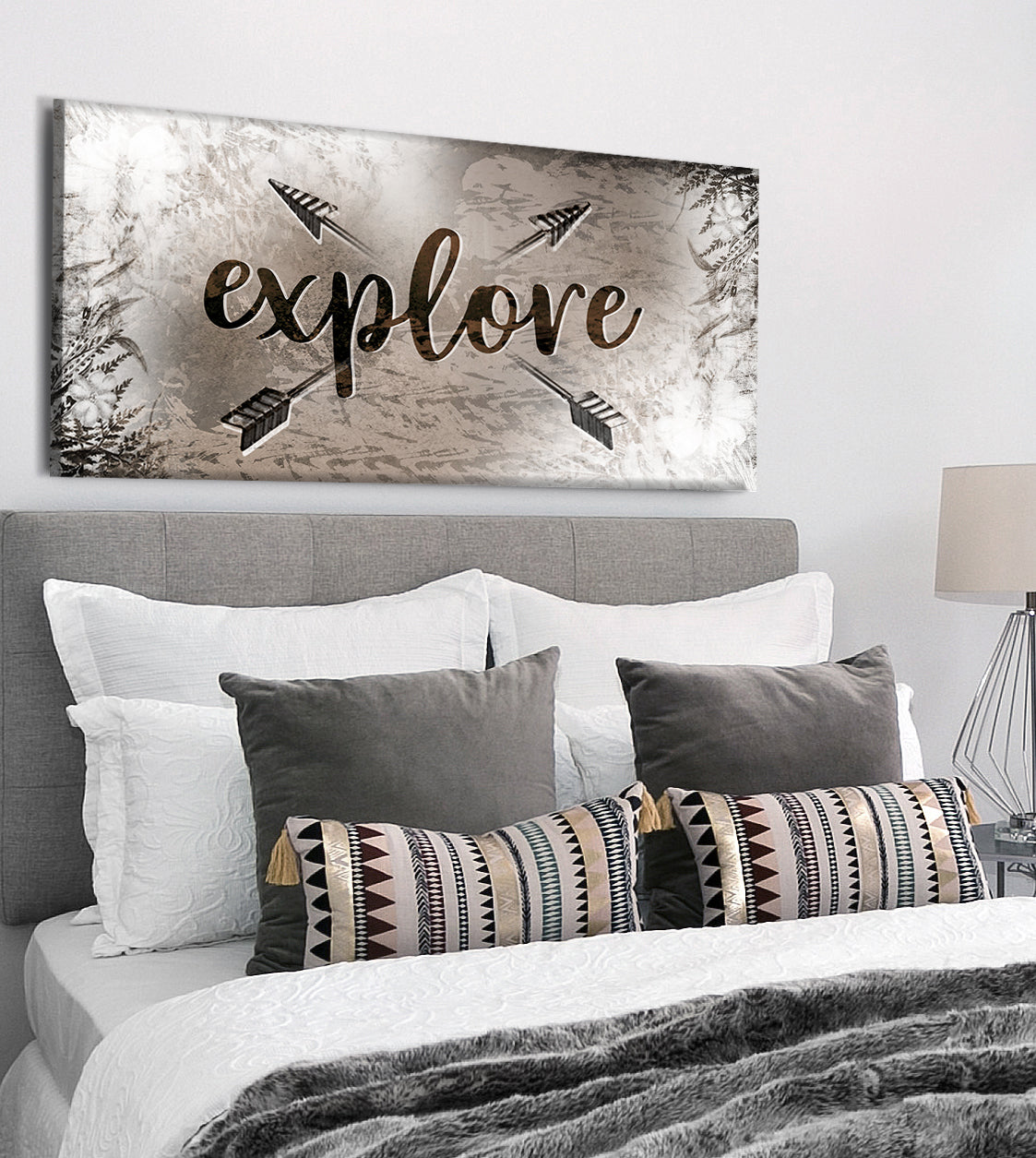 Hot! Ready-to-Hang Wood Frame Home Wall Art