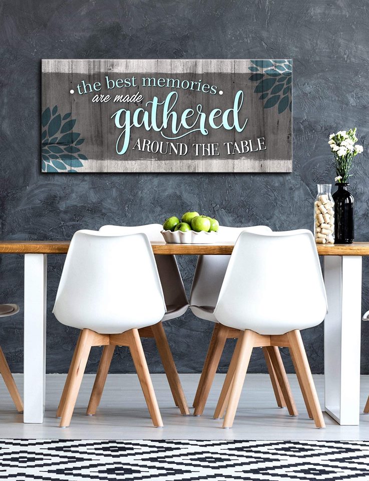 Kitchen Wall Art: Best Memories V3 - Wood Frame, Ready To Hang, Buy 2 Save 20%