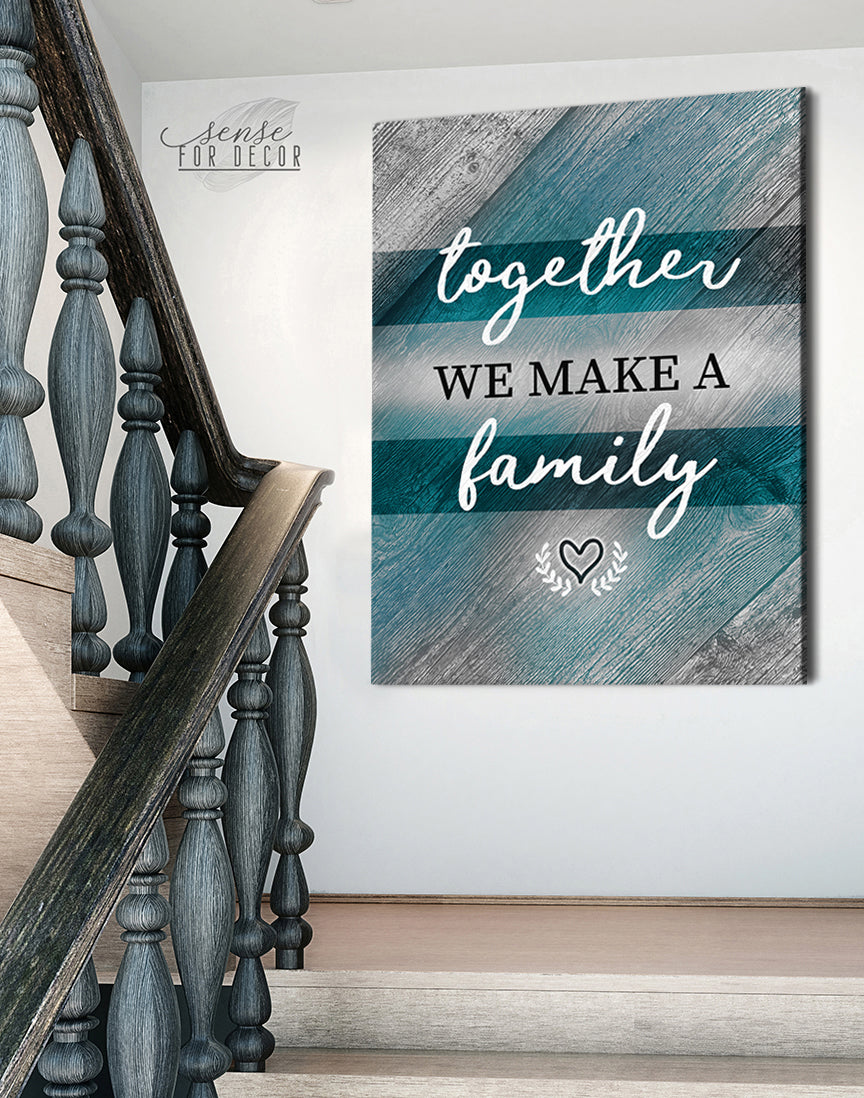 High - Quality Wood - Framed Family Wall Art V3: Ready To Hang