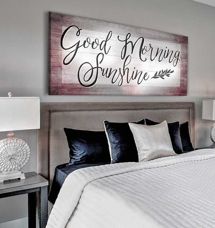 Exclusive Couples Wall Art - 'I've got sunshine on a cloudy day' in Wood Frame, Ready To Hang, Buy 2 Save 20%