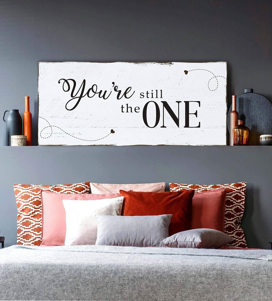 High - Quality Wood - Framed Couples Wall Art: You're Still The One, Ready To Hang