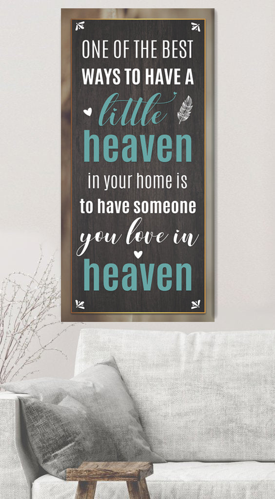 High - Quality Wood - Framed Heaven Wall Art, Ready to Hang for Your Home