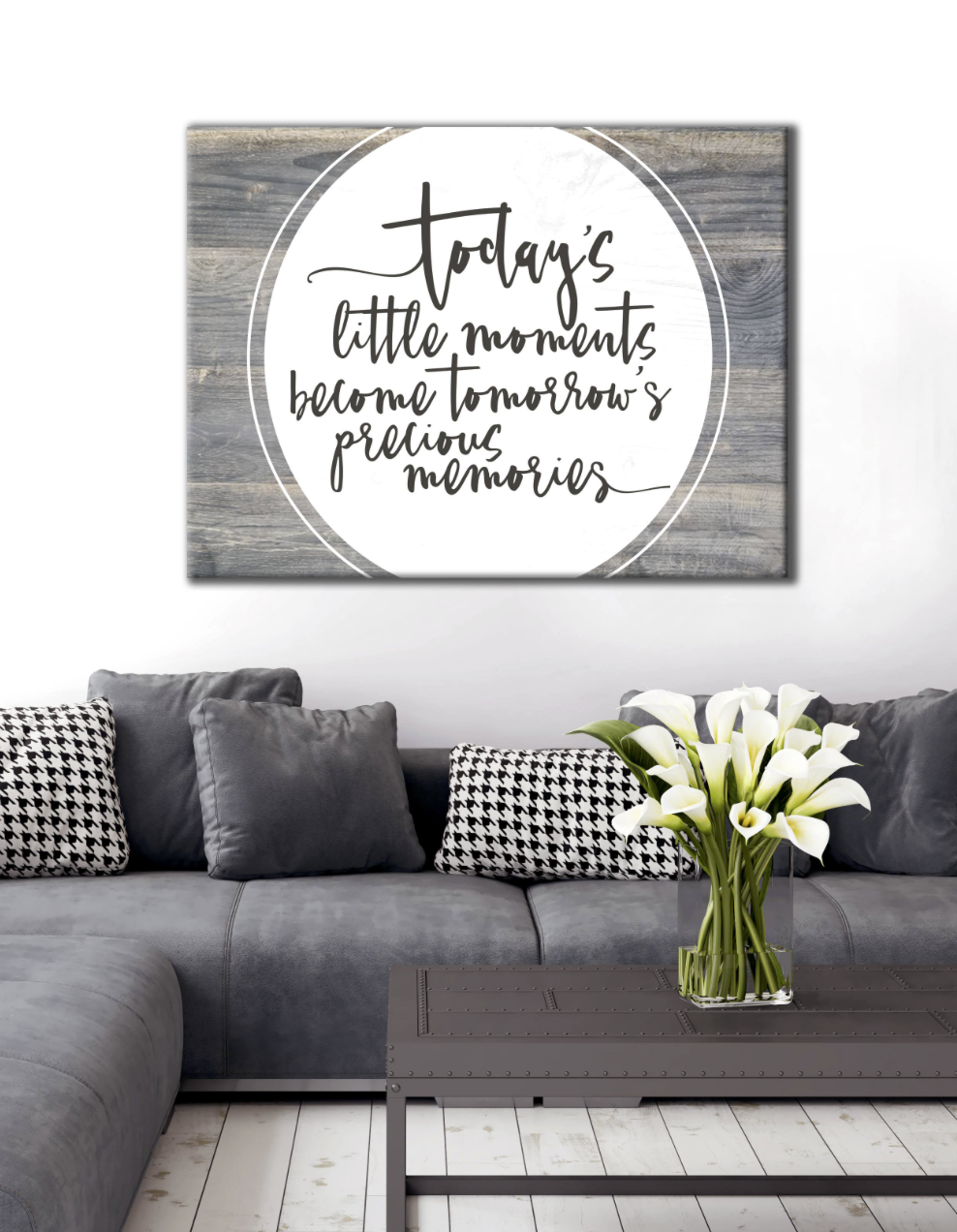Exclusive Home Wall Art: Capture Precious Memories (Wood Frame, Ready to Hang)