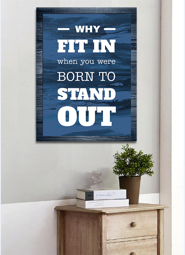 Unique Home Wall Art with Wood Frame, Ready to Hang - Stand Out!