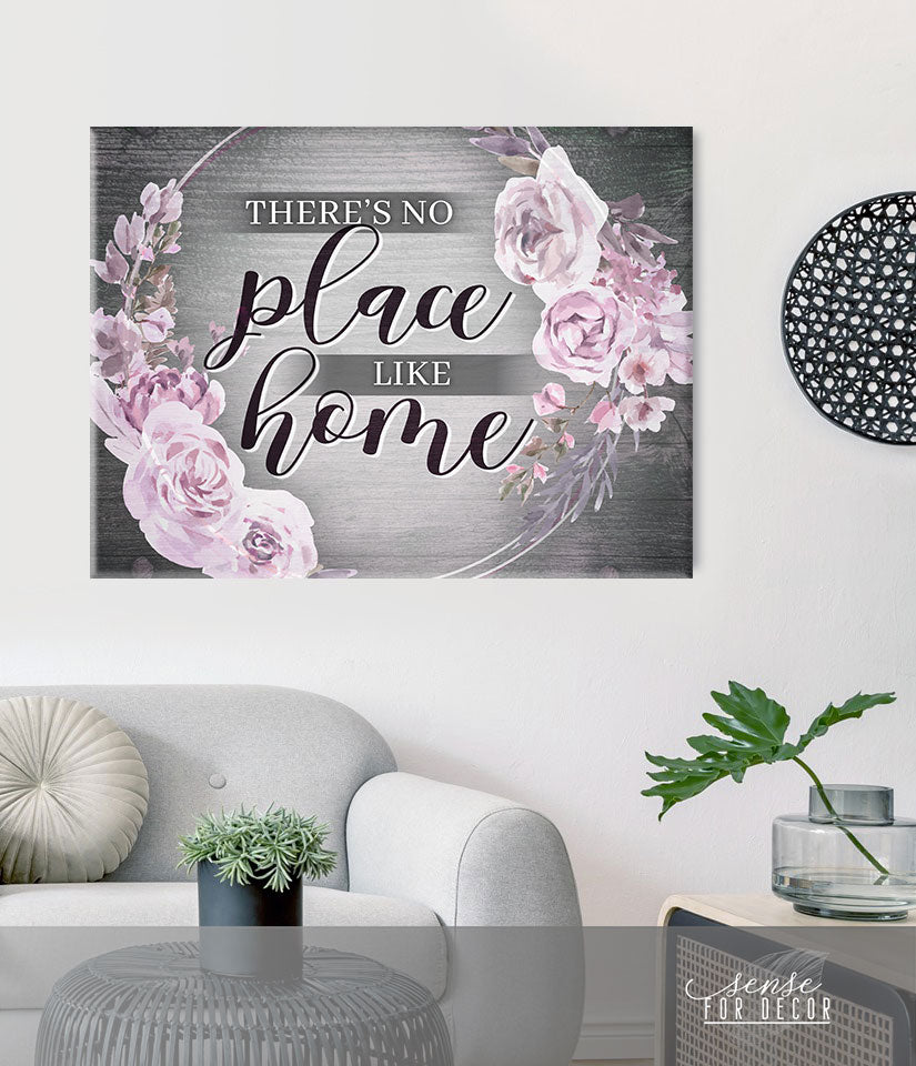 High - Quality Wood - Framed 'There's No Place Like Home' Wall Art (Ready To Hang, V15)