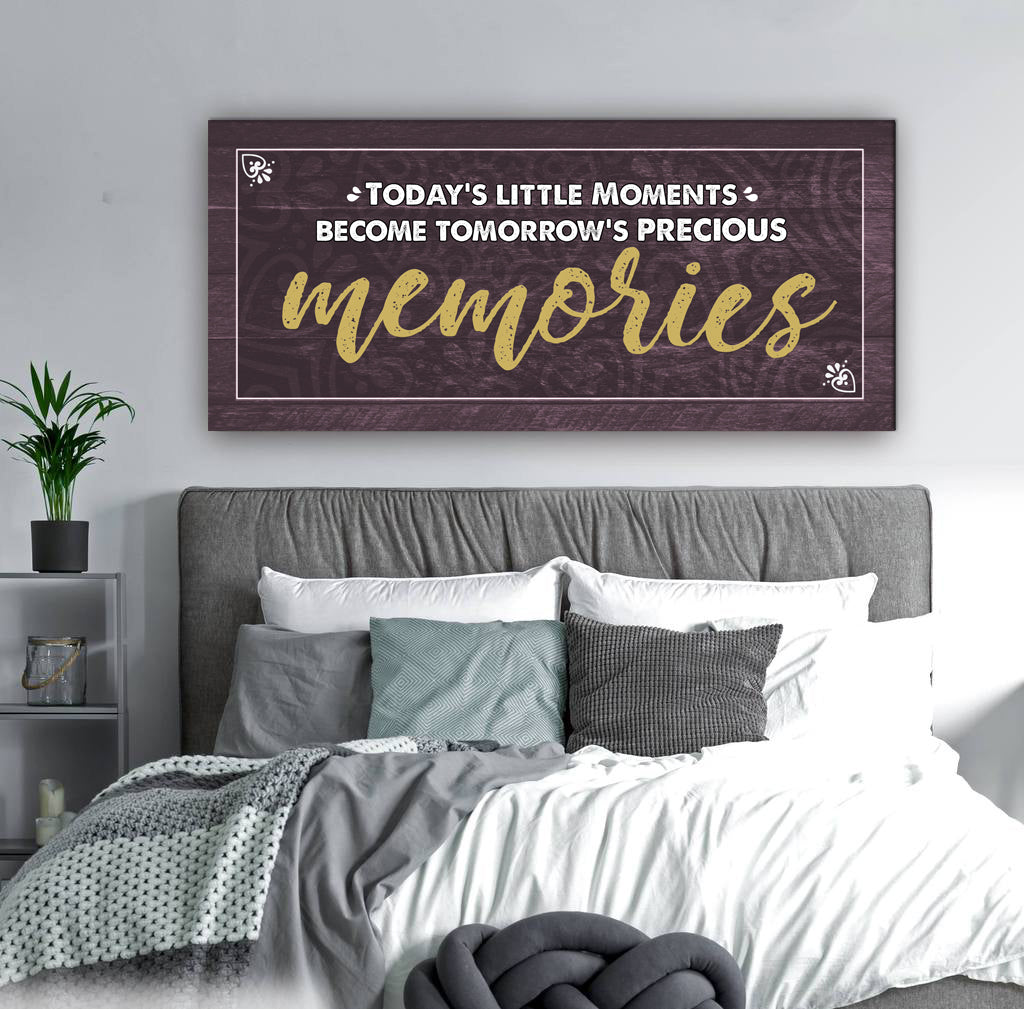 High - Quality Today Home Wall Art with Wood Frame, Ready to Hang