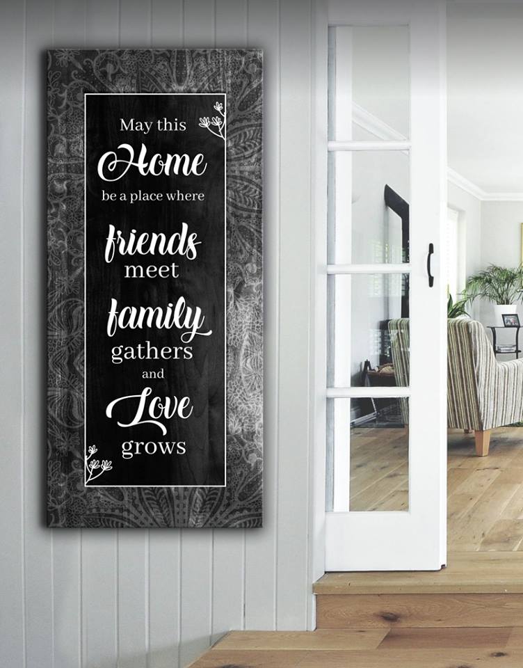 May This Home Be A Place V2 Wood Frame Wall Art - Ready To Hang! Buy 2, Save 20%
