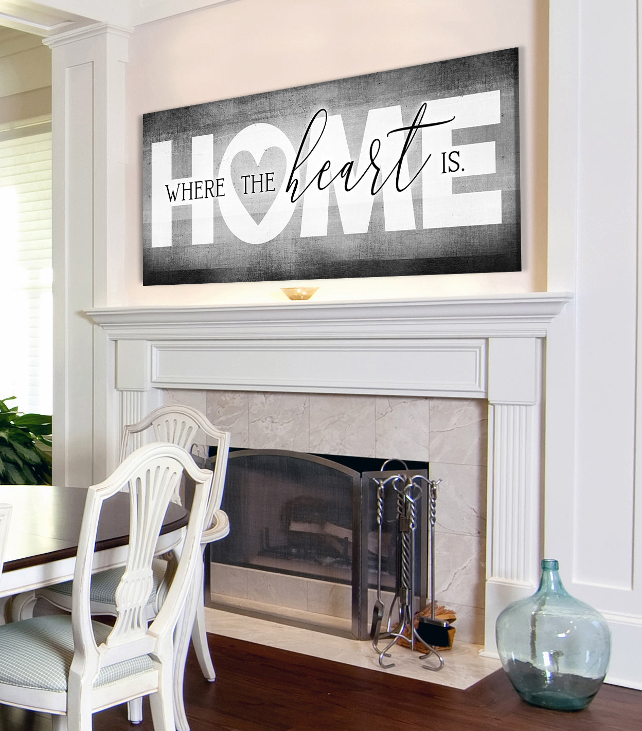 Ready-to-Hang 'Home Where The Heart Is' Wall Art (Wood Frame) - Buy 2, Save 20%