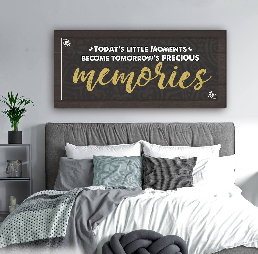 High - Quality Today Home Wall Art with Wood Frame, Ready to Hang