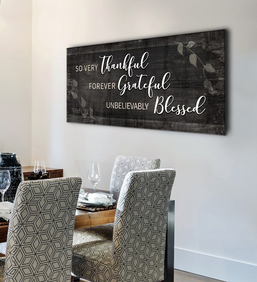 Hot Deal! Christian 'So Very Thankful V10' Wood Frame Wall Art (Ready To Hang)