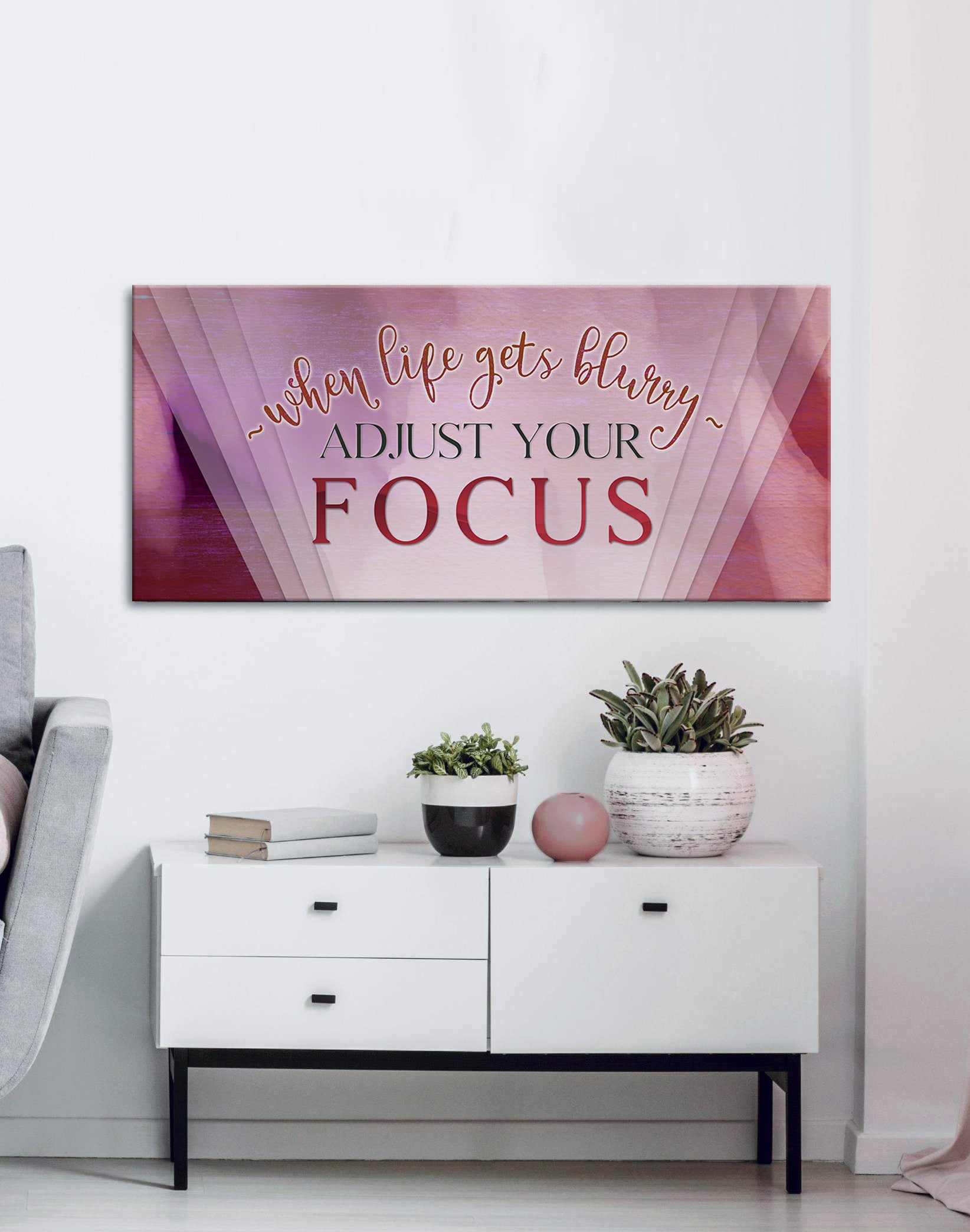 High - Quality Christian Wall Art with Wood Frame, Ready to Hang and Adjust Your Focus