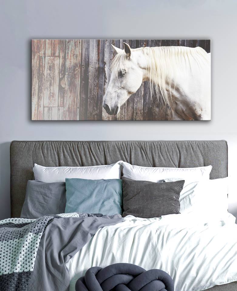 High - Quality Wood - Framed Horse Wall Art Ready To Hang