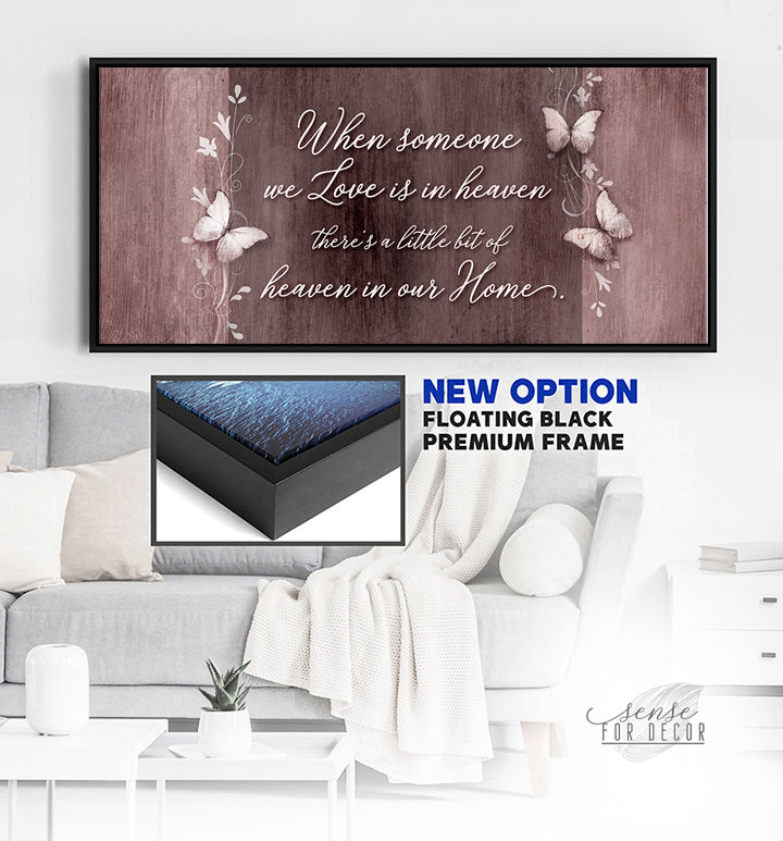 Exclusive Offer! Inspiring Heaven-themed Wall Art with Wood Frame, Ready to Hang