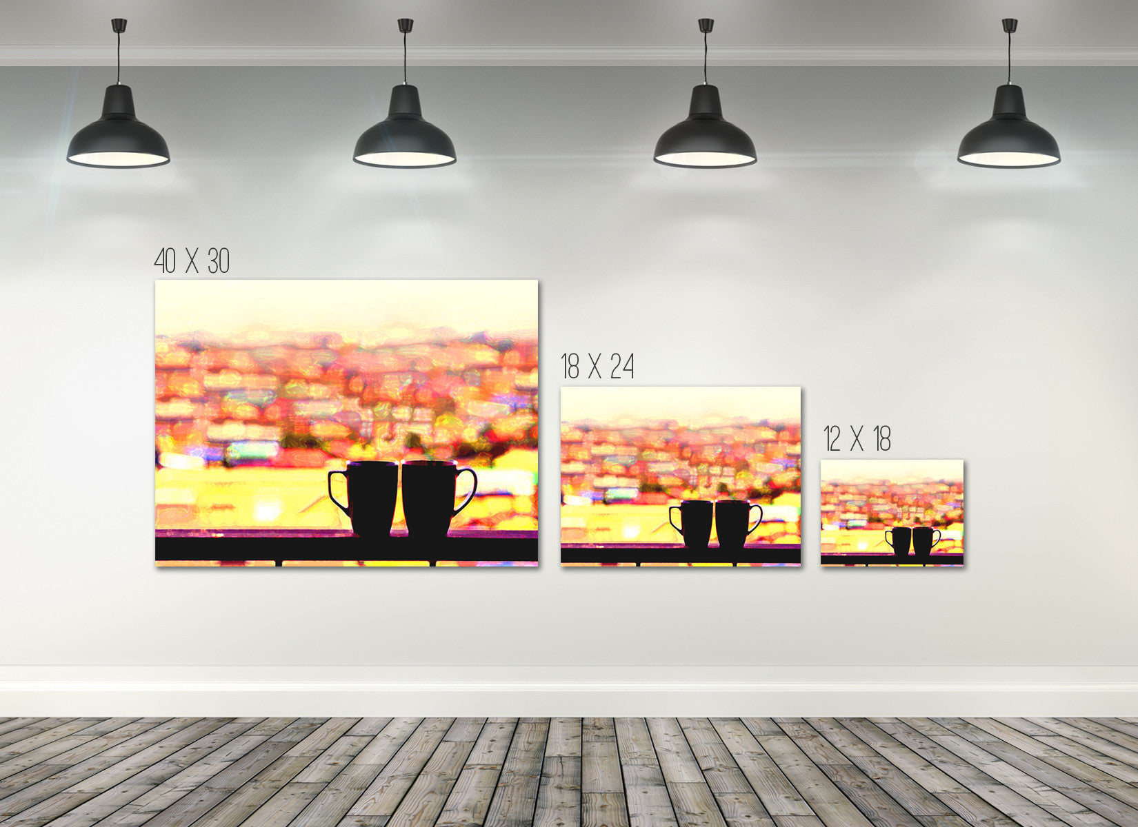 Exclusive Offer! Coffee Lovers Canvas Wall Art with Wood Frame, Ready To Hang