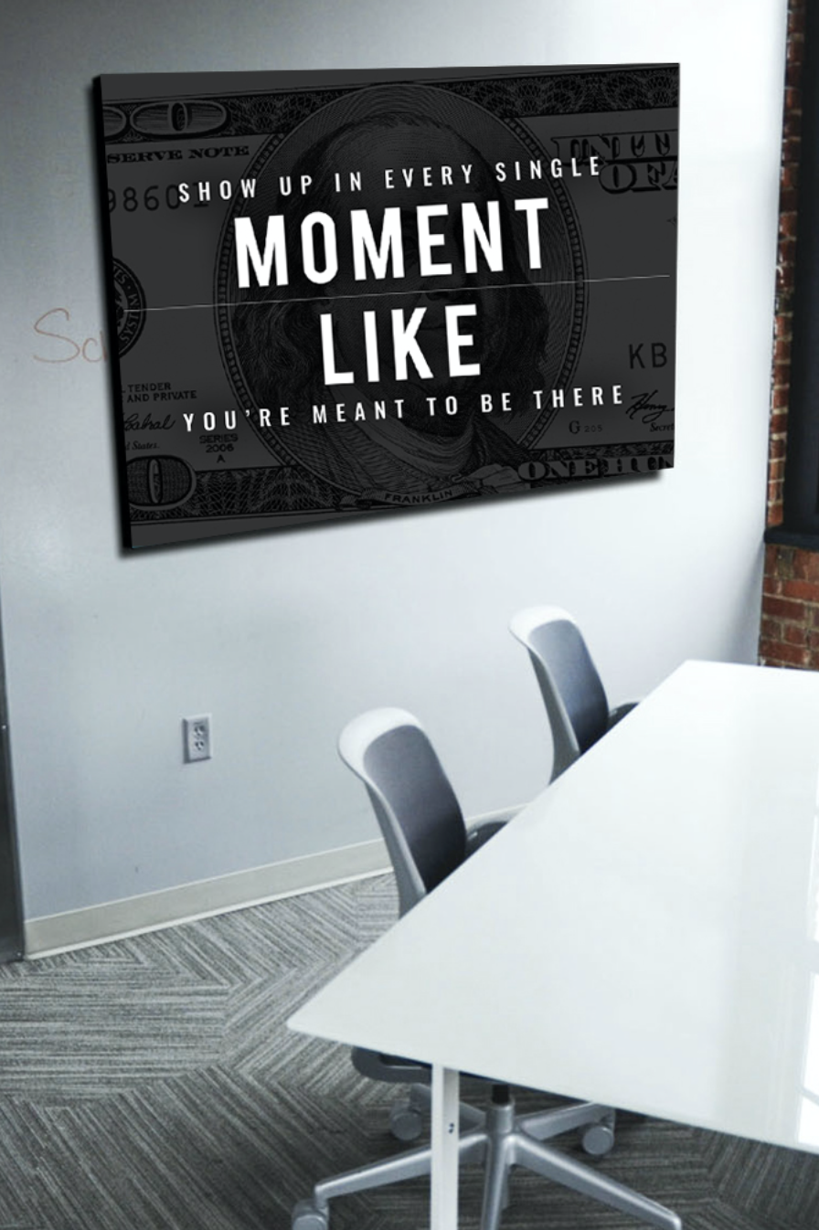 Business Wall Art: Wood Frame, Ready to Hang - Exclusive Deal!
