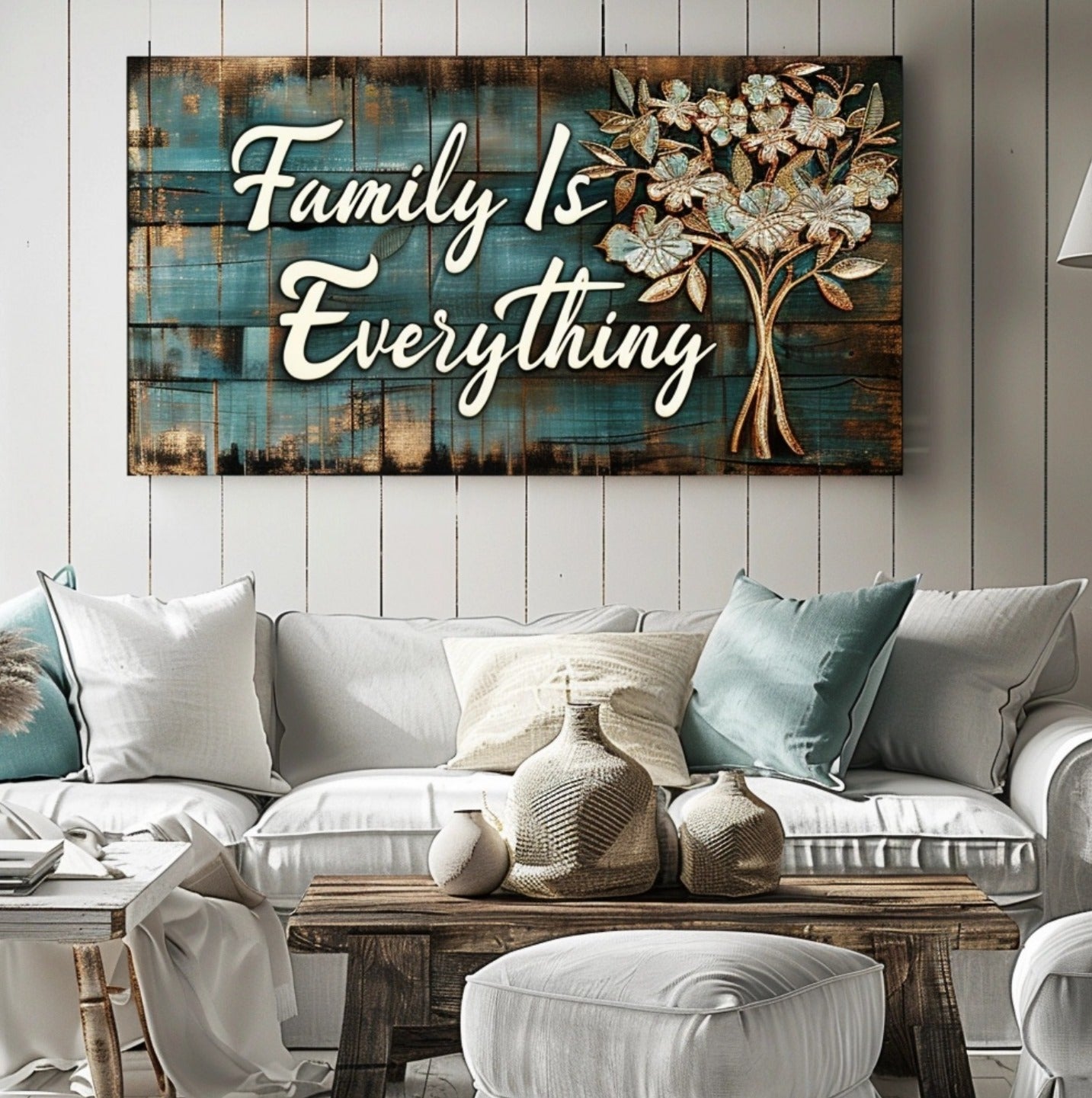 High - Quality Family Wall Art: Family Means Everything V15