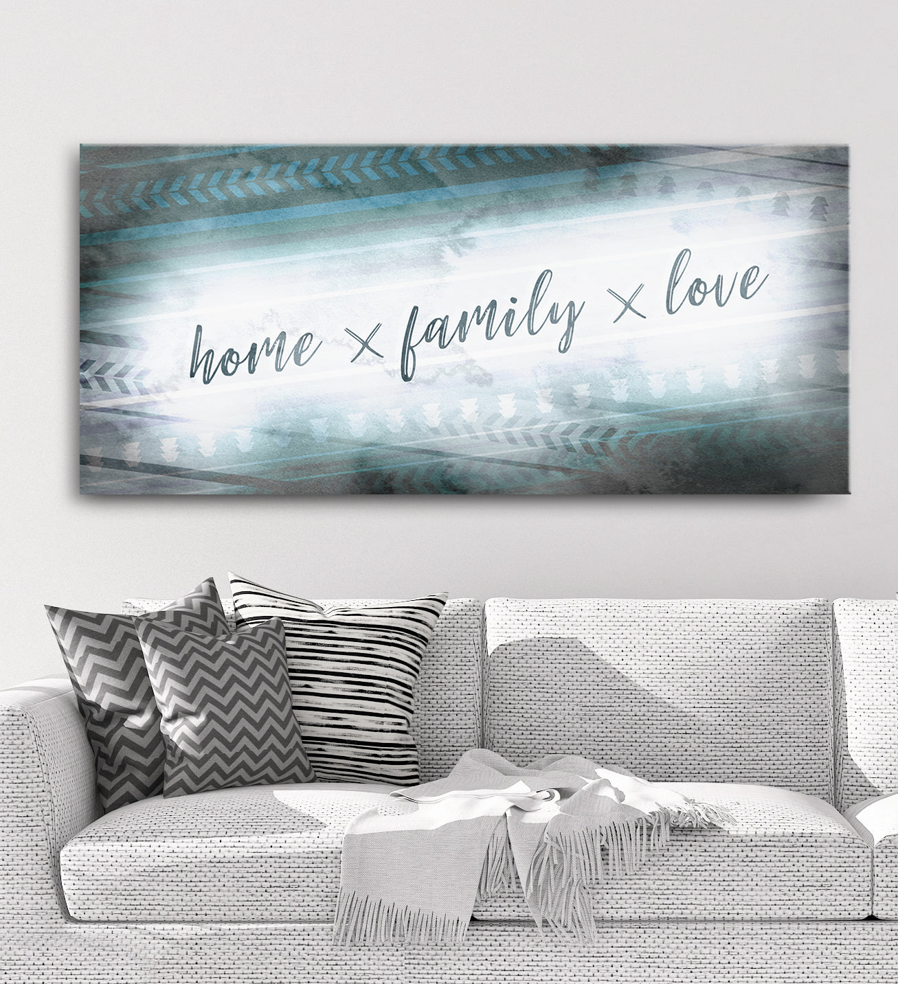 High - Quality Wood - Framed Home Wall Art: Family Love V2, Ready To Hang