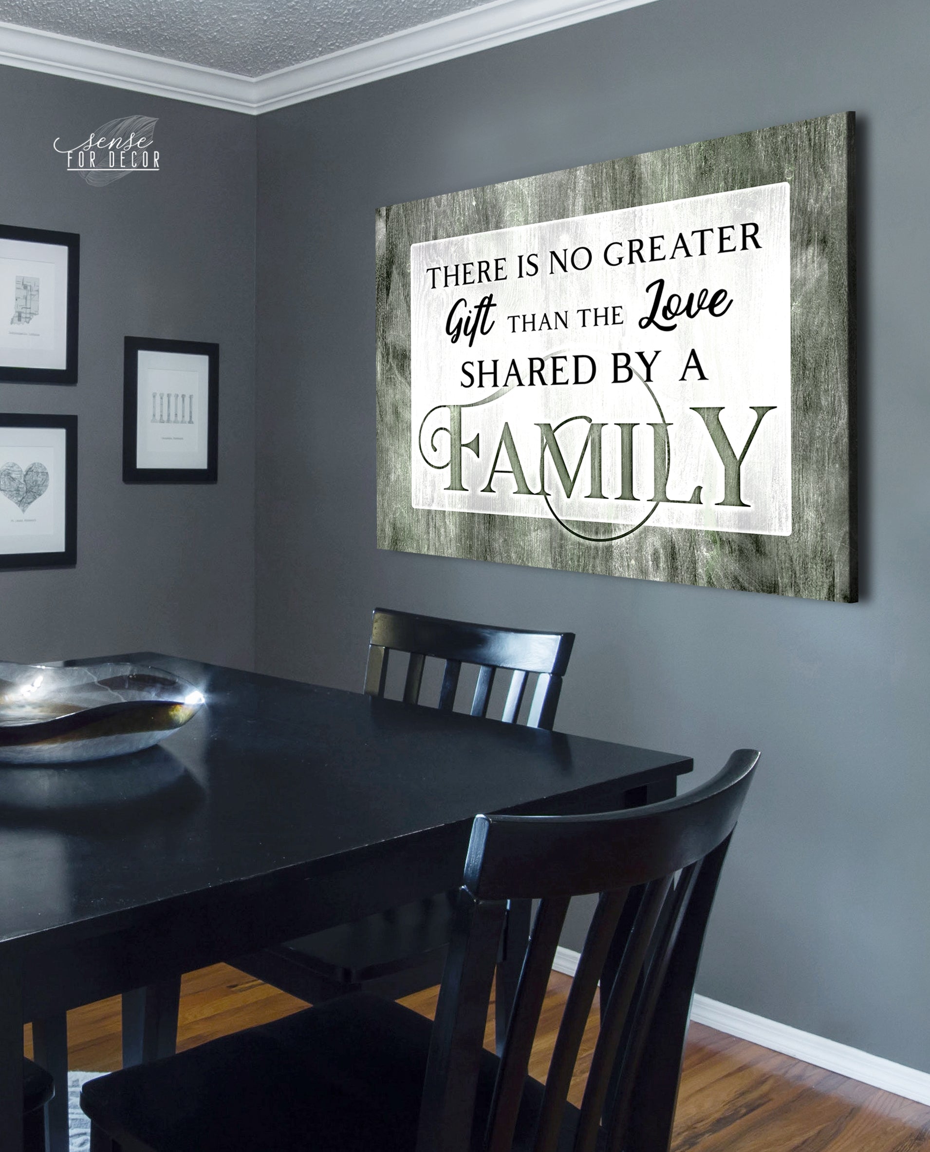 Family Wall Art: The Greatest Gift is Family Love - Buy 2, Save 20%