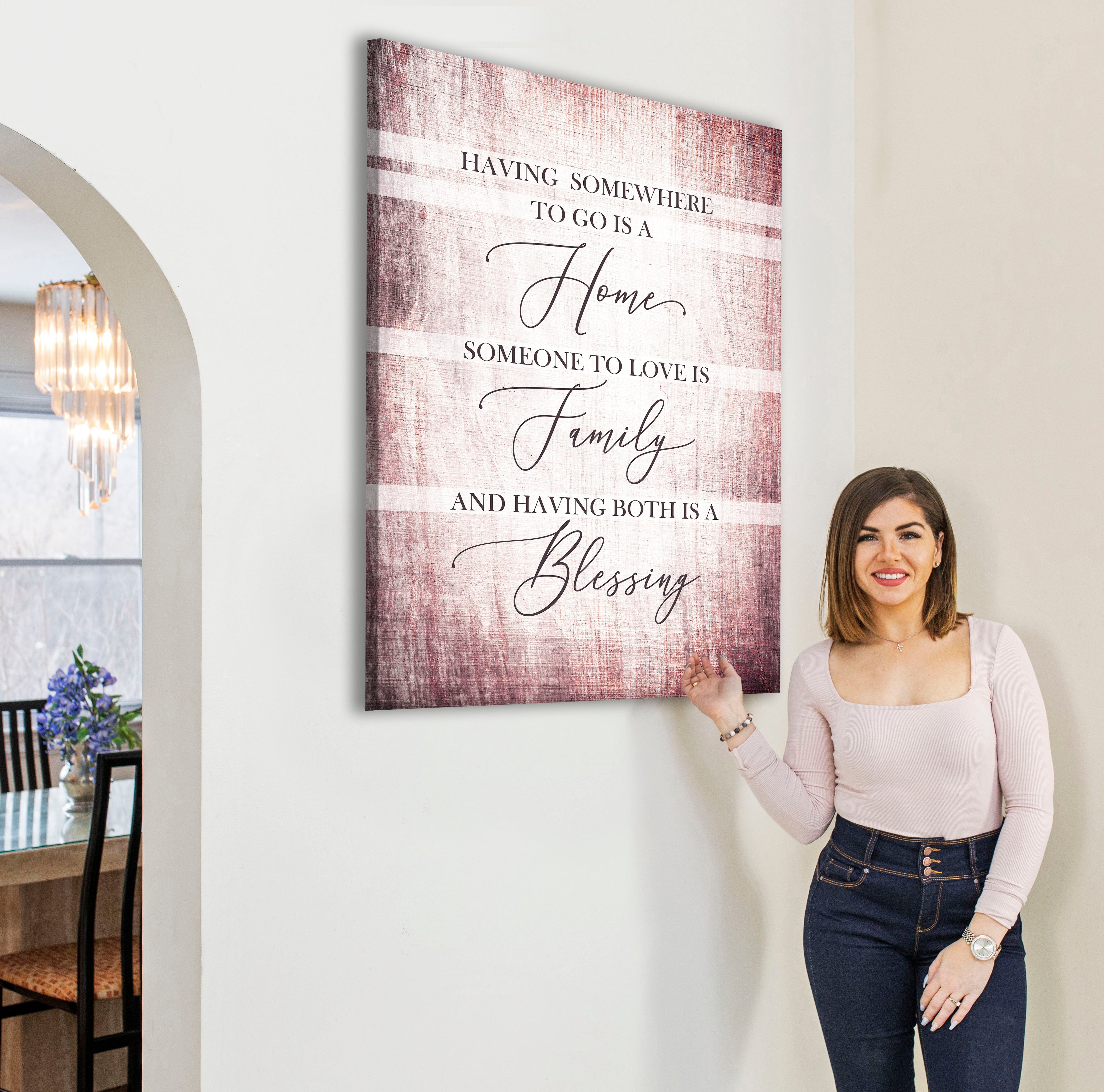 Exclusive Offer! Home Wall Art - 'Having Somewhere To Go' V3 with Wood Frame, Ready to Hang