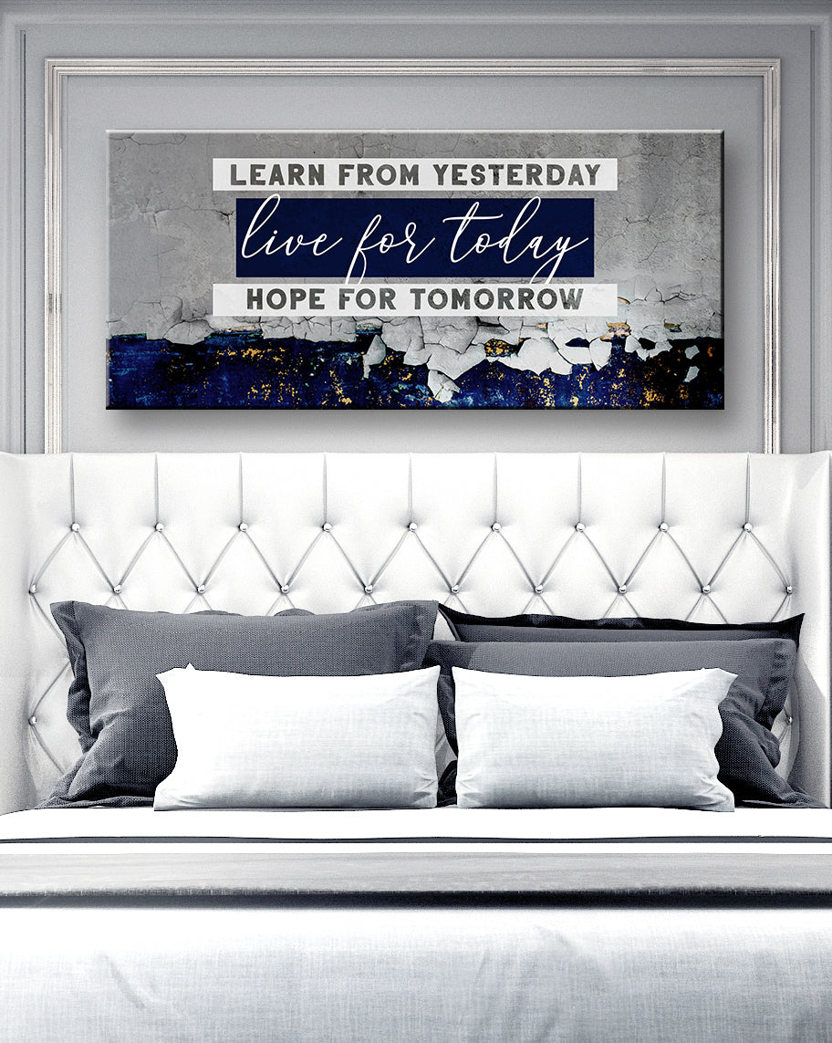 Ready-to-Hang Inspire Wall Art: Learn from the Past (Wood Frame)