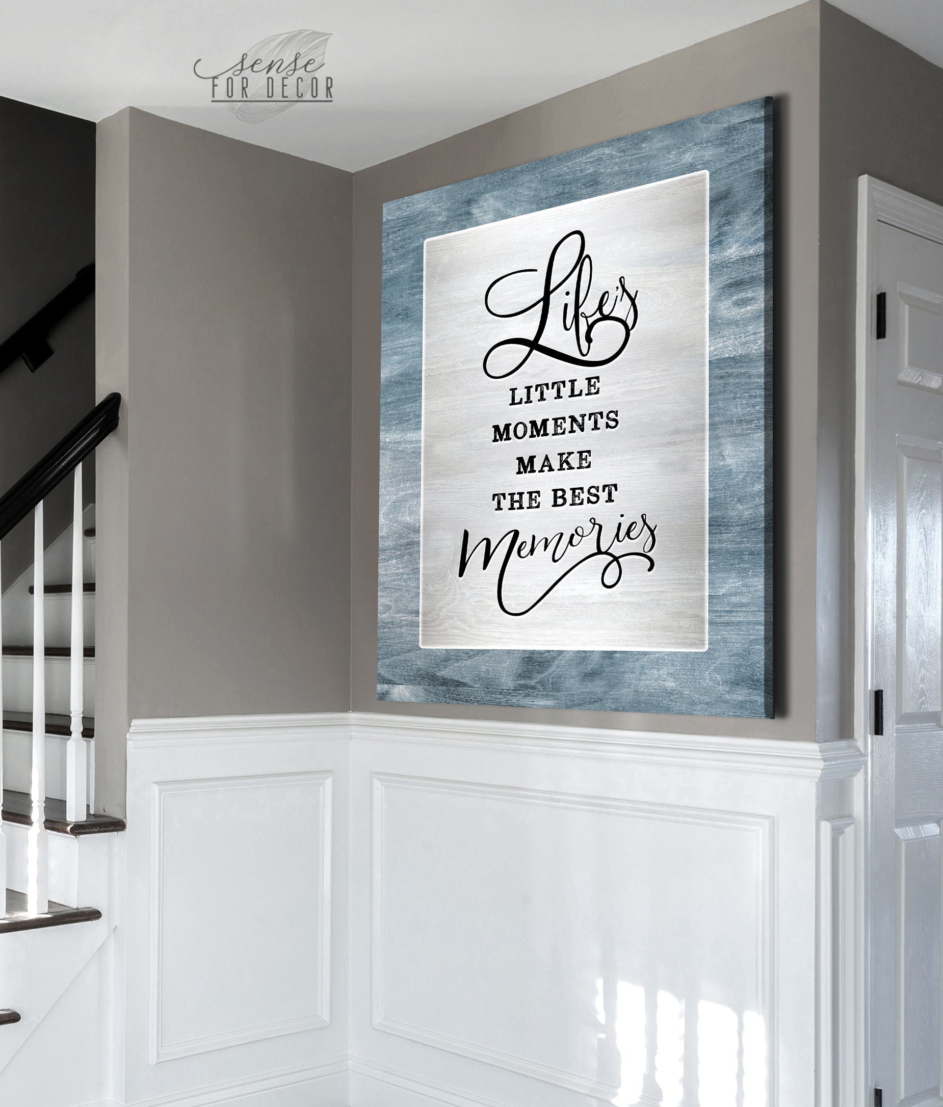 Family Wall Art: Lifes Moments, Best Memories (Wood Frame, Ready to Hang) - Buy 2, Save 20%