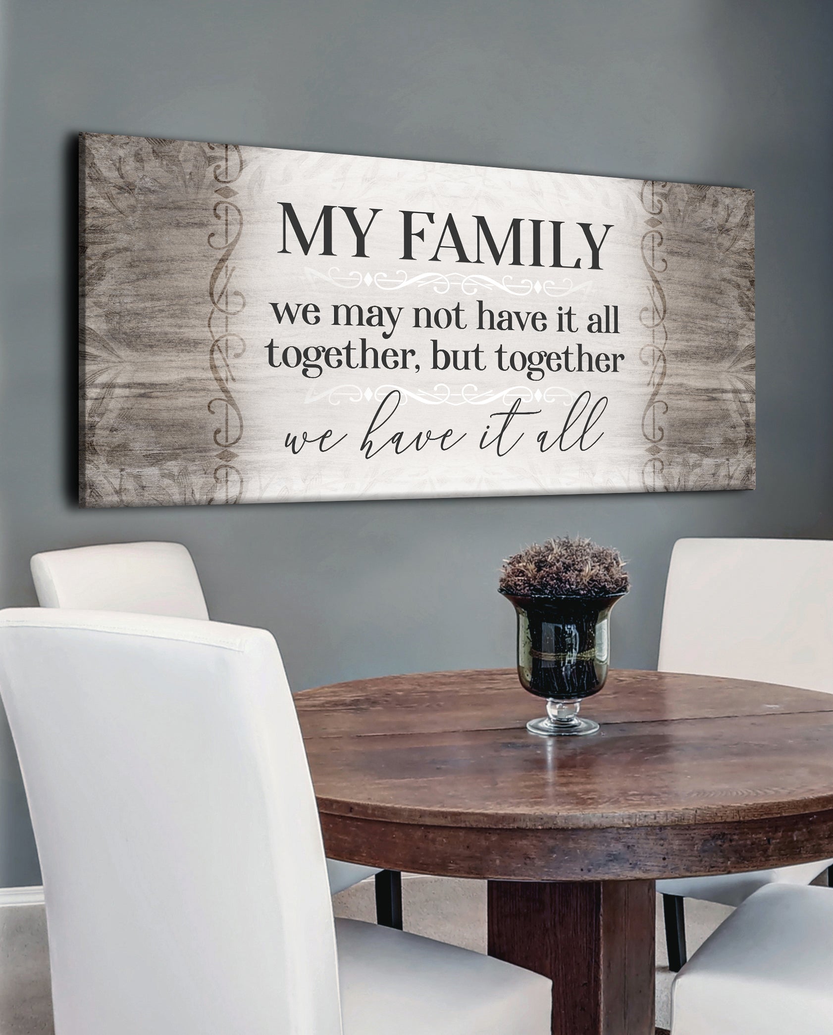 Hot Deal! Family Wall Art V3 - Wood Frame, Ready To Hang