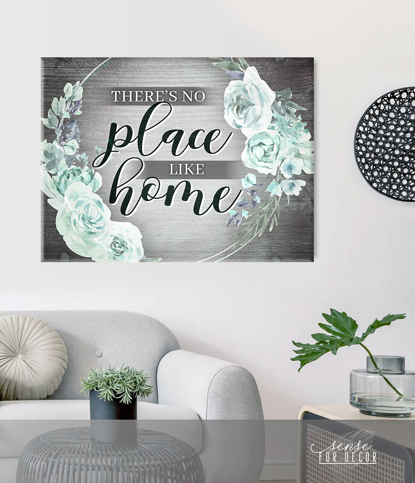 High - Quality Wood - Framed 'There's No Place Like Home' Wall Art (Ready To Hang, V15)