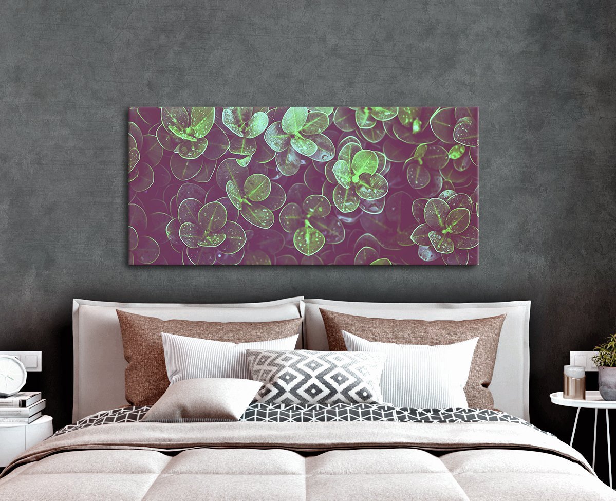 Ready-to-Hang Foliage Texture Nature Wall Art with Wood Frame