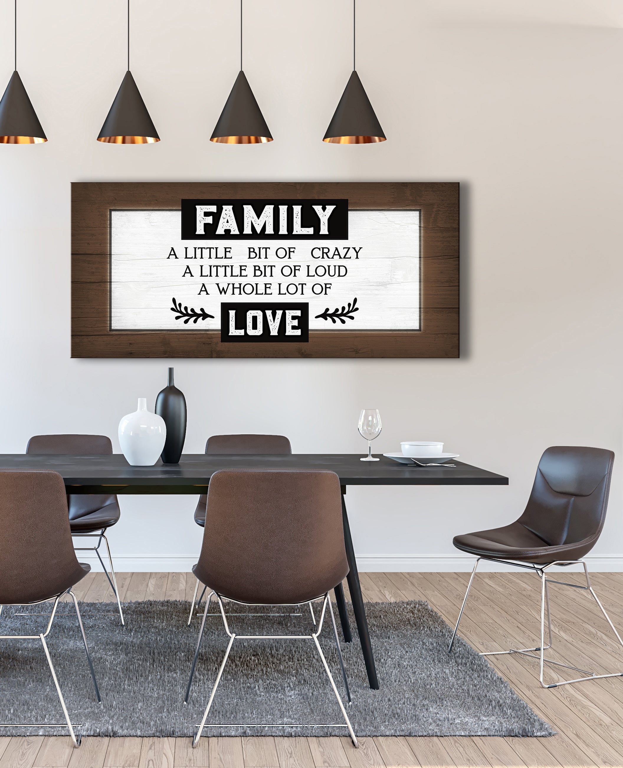 Family Wall Art V9: Wood Frame, Ready to Hang - Buy 2 Save 20%
