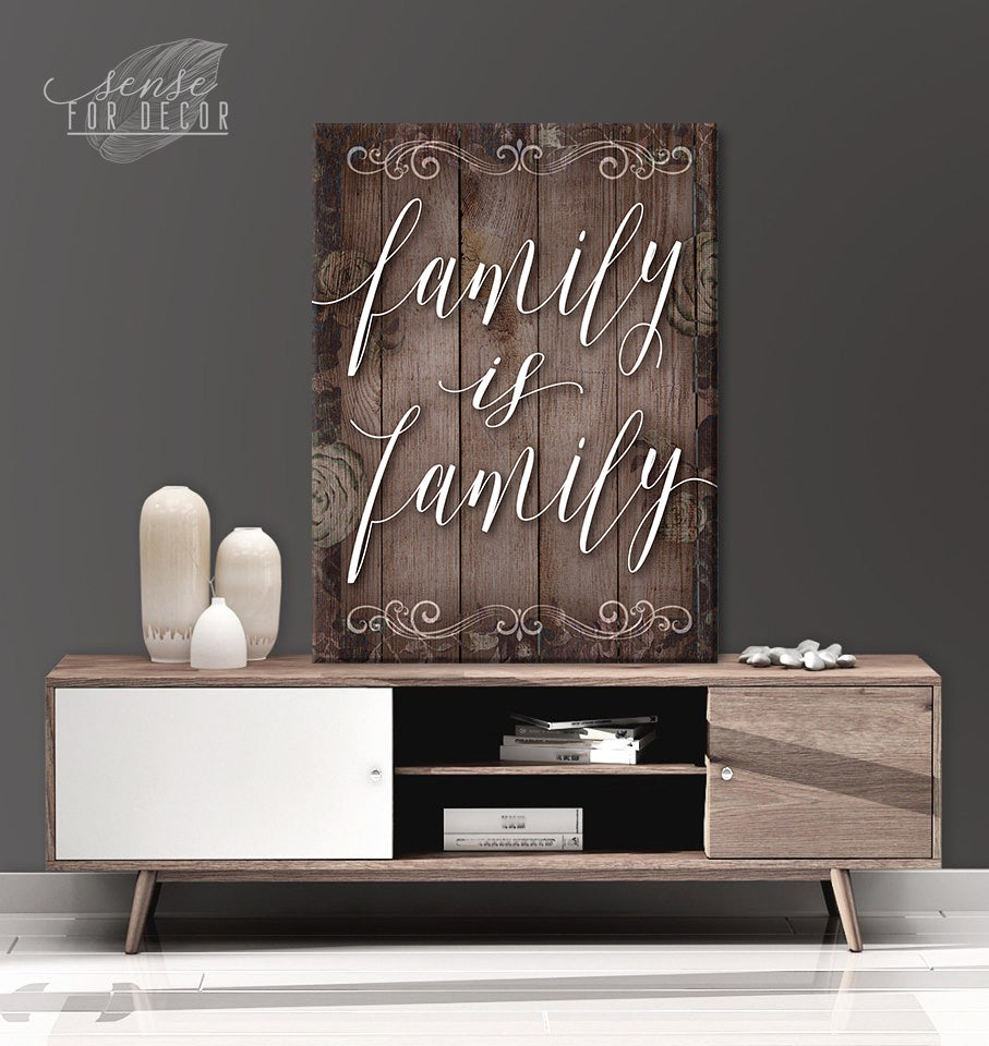 Hot Deal! Family Wall Art with Wood Frame, Ready To Hang for Your Home Decor