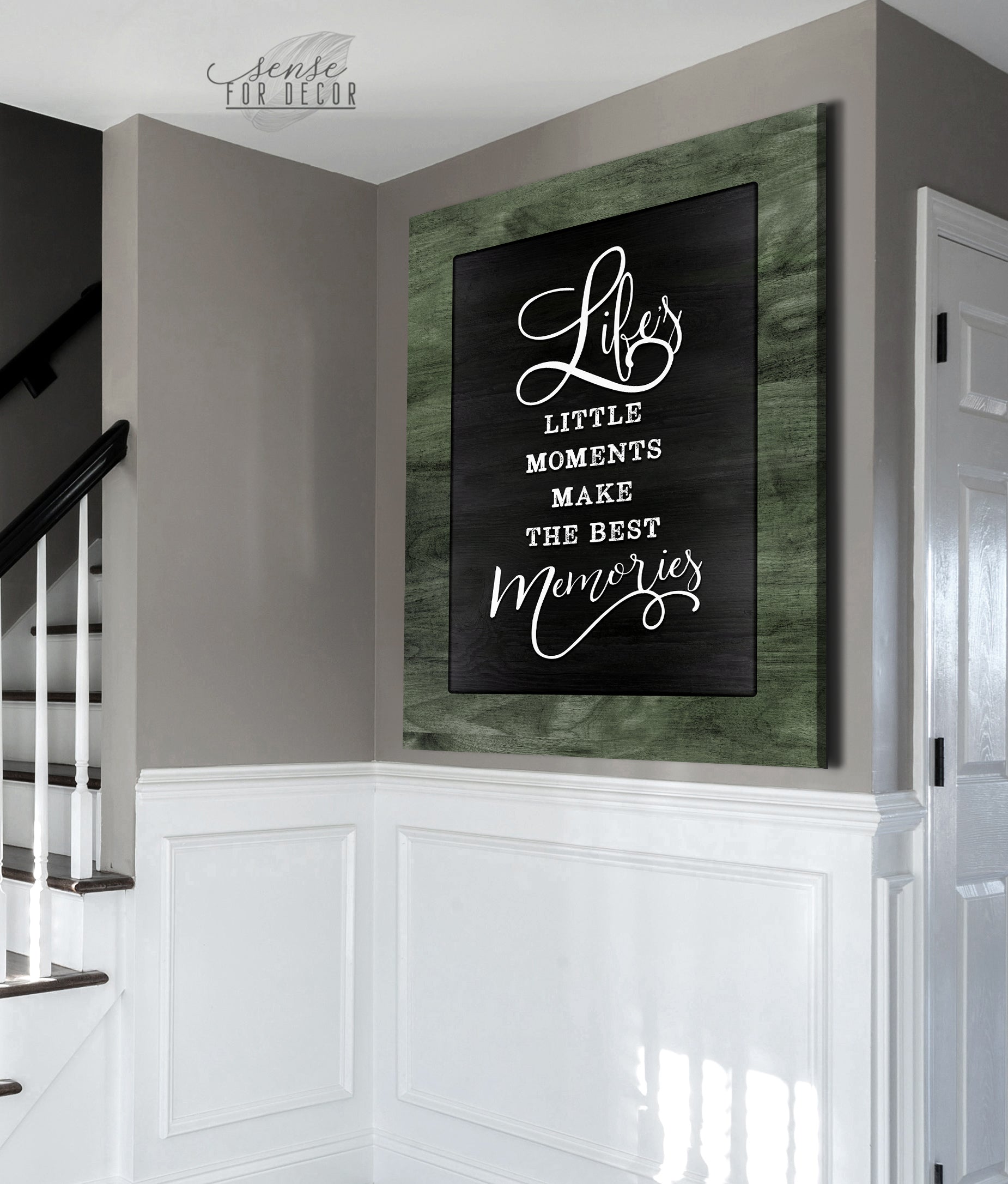 Family Wall Art: Lifes Moments, Best Memories (Wood Frame, Ready to Hang) - Buy 2, Save 20%