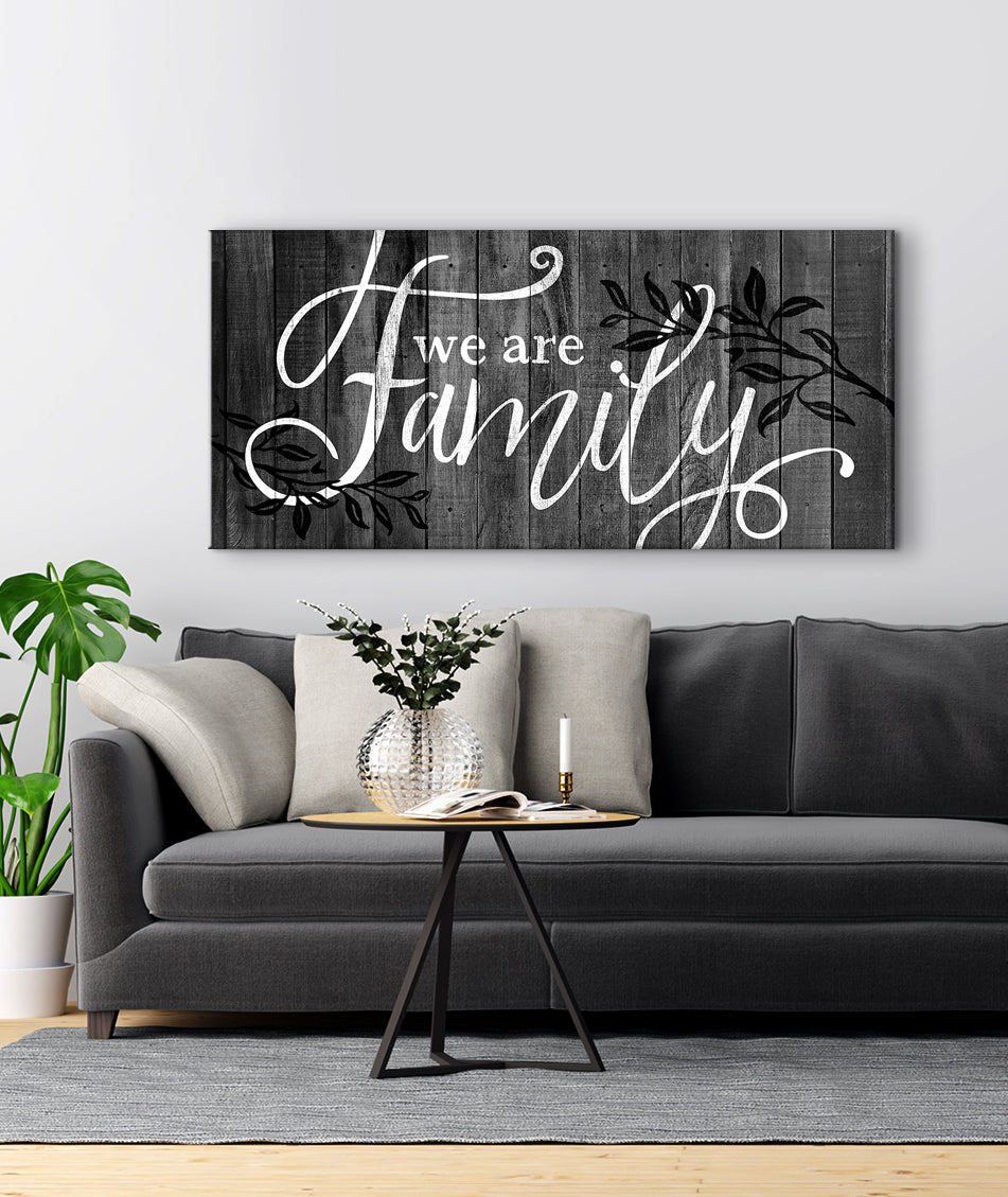 Hot Deal! Ready - To - Hang Family Wall Art V3 with Wood Frame