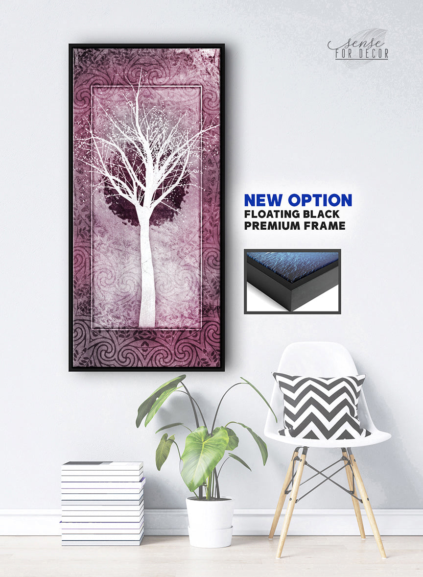 Hot Deal! Boho Tree Wall Art V3 with Wood Frame, Ready To Hang for Nature Lovers