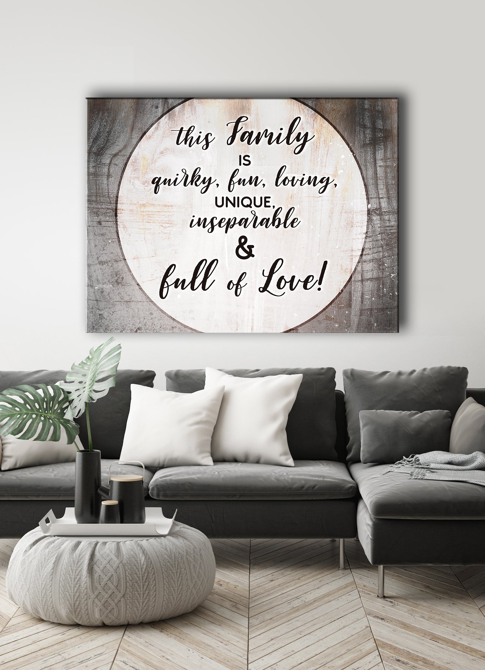 Quirky Family Wall Art (Wood Frame, Ready To Hang) - Buy 2, Save 20%