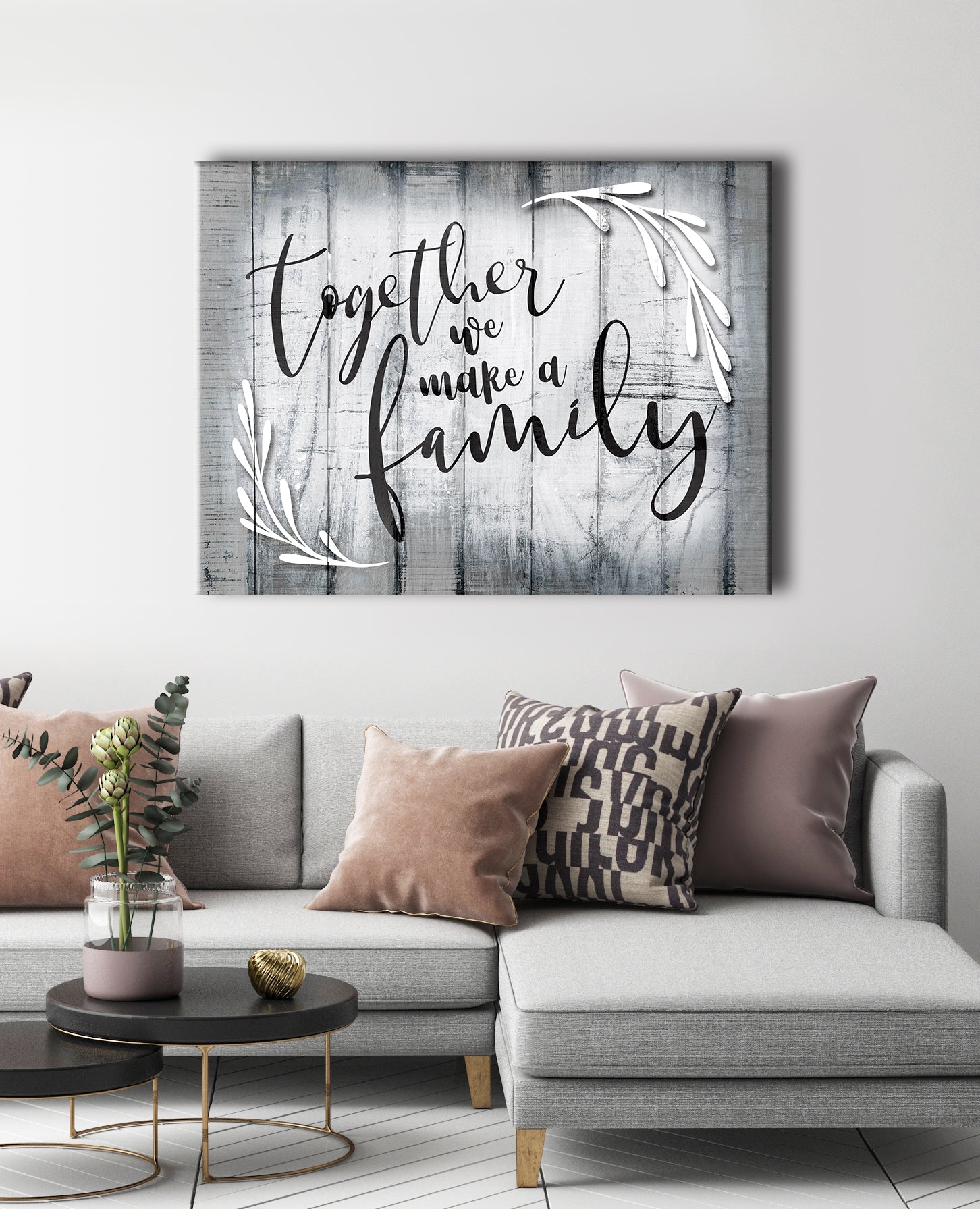 High - Quality Wood - Framed Family Wall Art: Ready to Hang for Your Home