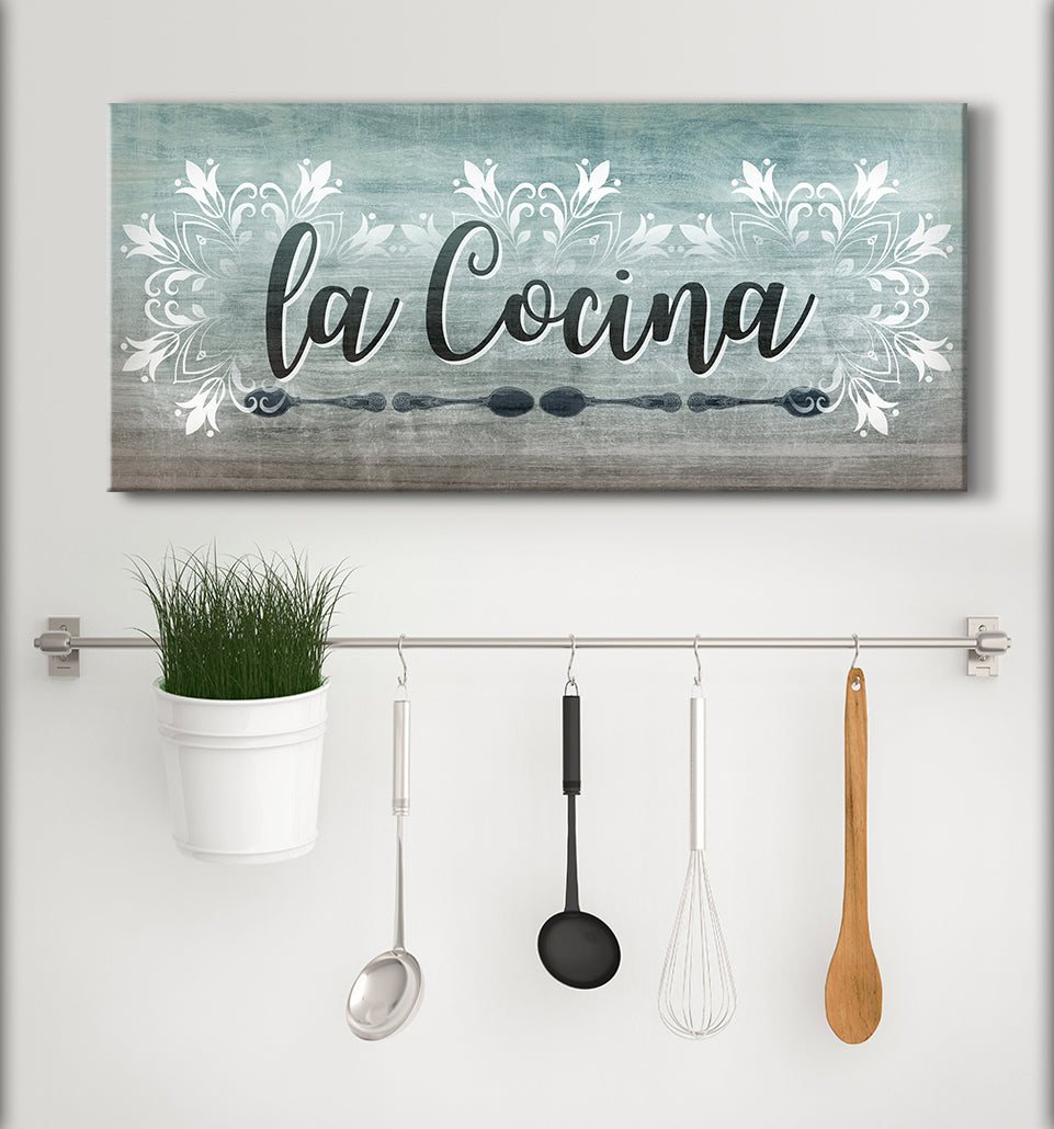 Ready-to-Hang Kitchen Wall Art with Wood Frame: Kitchen in Different Languages (Buy 2, Save 20%)