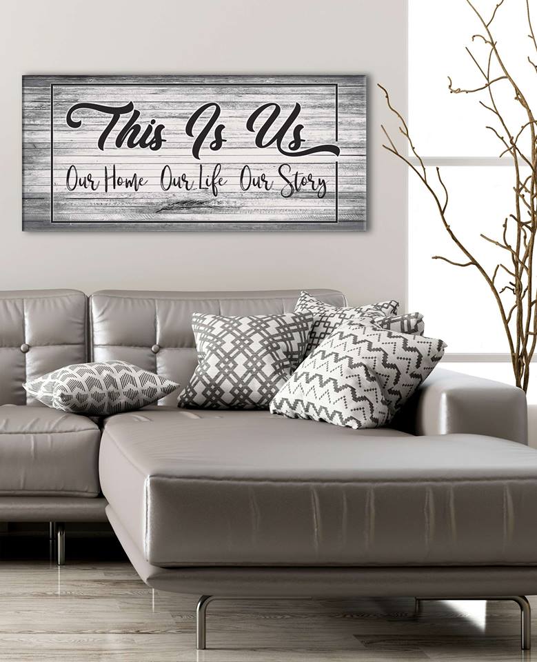 Hot Deal! This Is Us Our Story V2 Home Wall Art (Wood Frame, Ready To Hang)