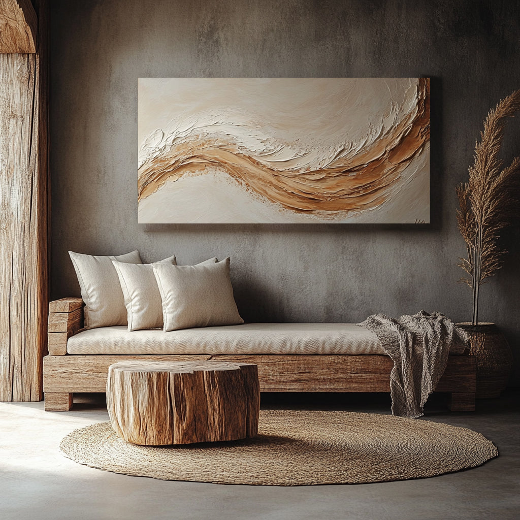 Serene Wave V3 Canvas Wall Art - Buy 2 Get 20% Off, Over 250000 Happy Customers!